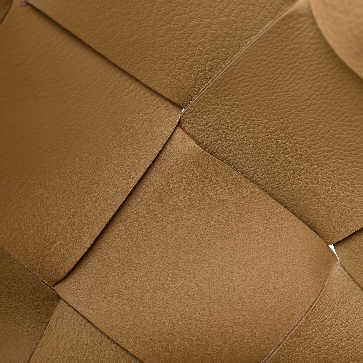 Suede Woven Basket Bag Beige