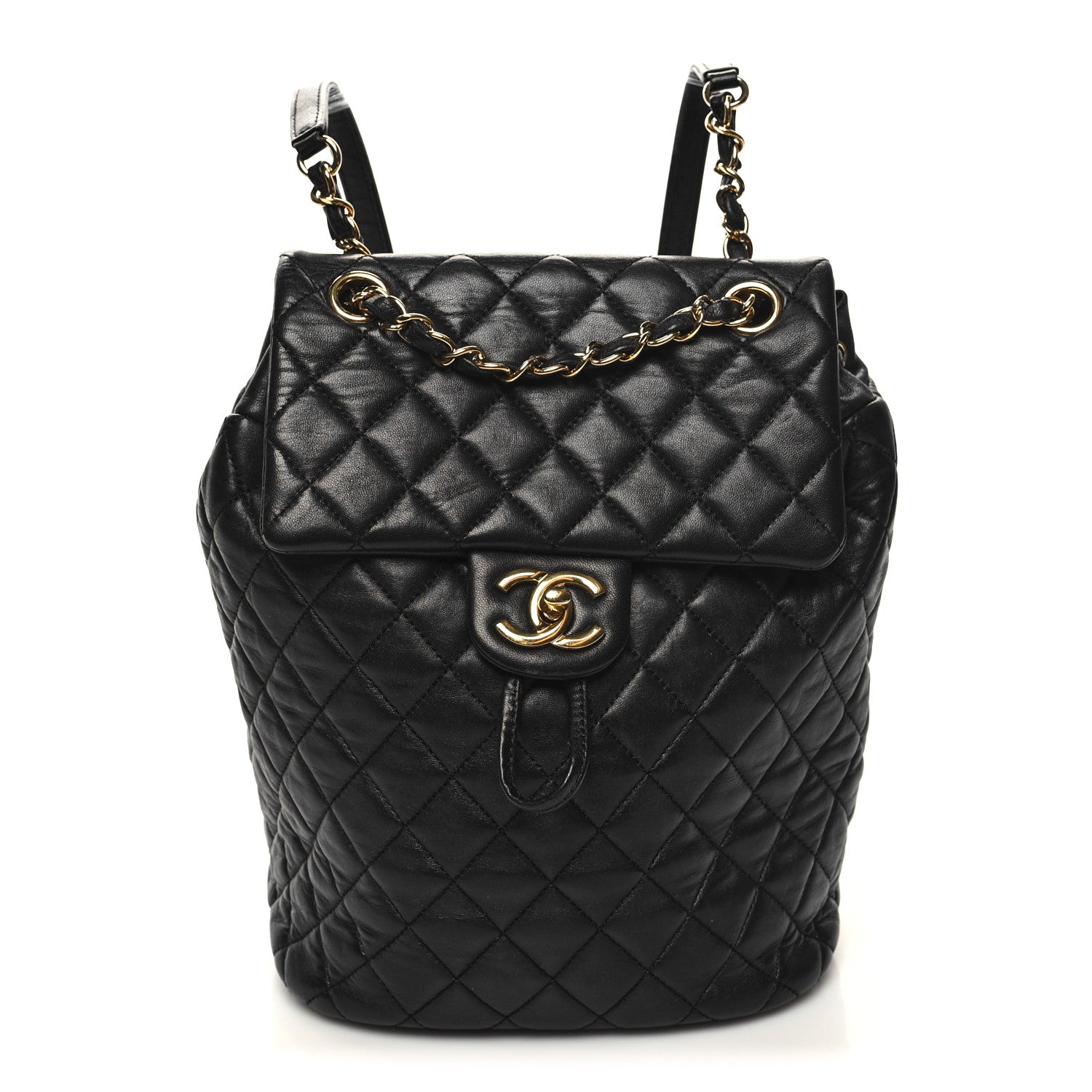 Chanel Lambskin Quilted Small Urban Spirit Backpack Black 1 of 11