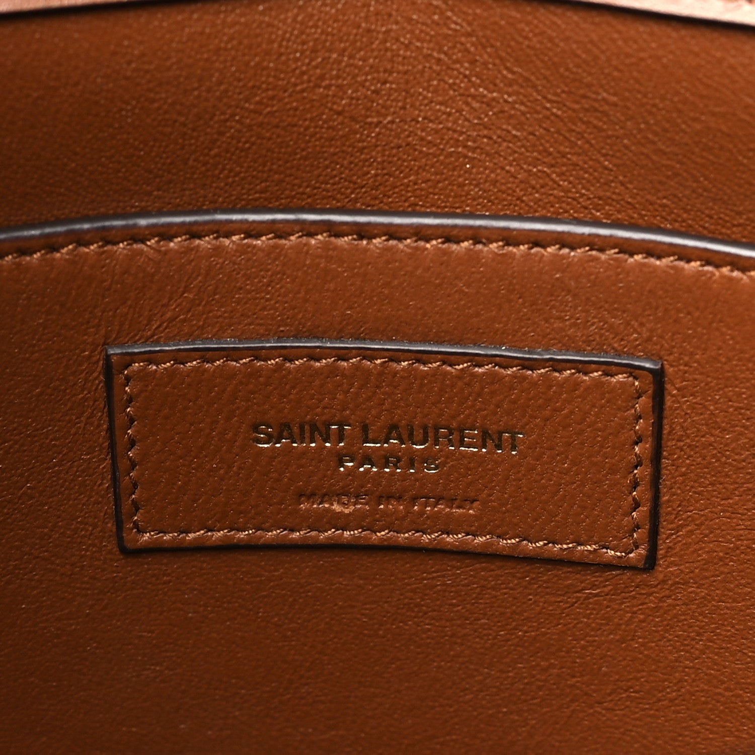 Saint Laurent Smooth Calfskin Manhattan Shoulder Bag Cognac 6 of 11