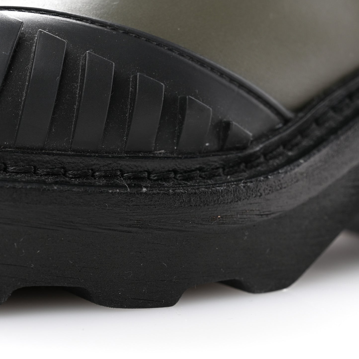 Calfskin Beaubourg Ankle Boots 38.5 Black Green