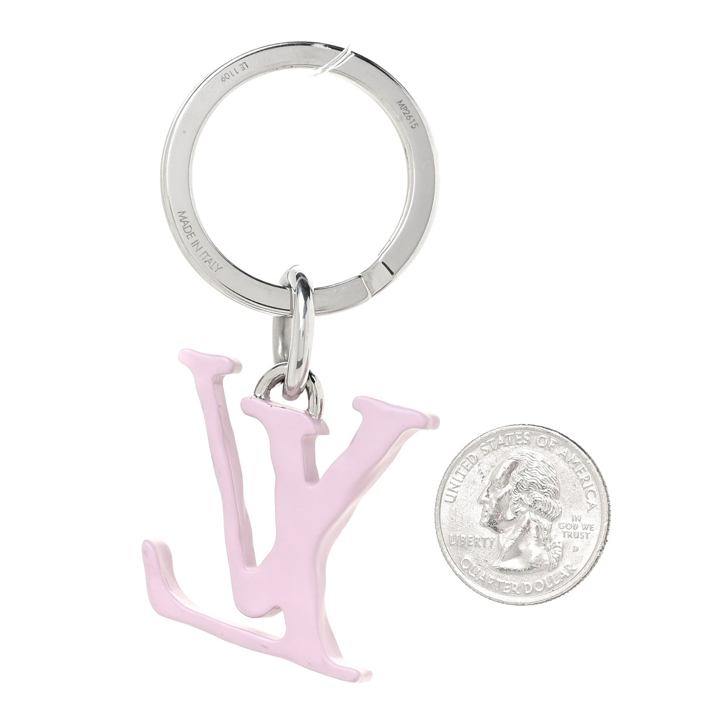 LV Initials Key Holder Mauve