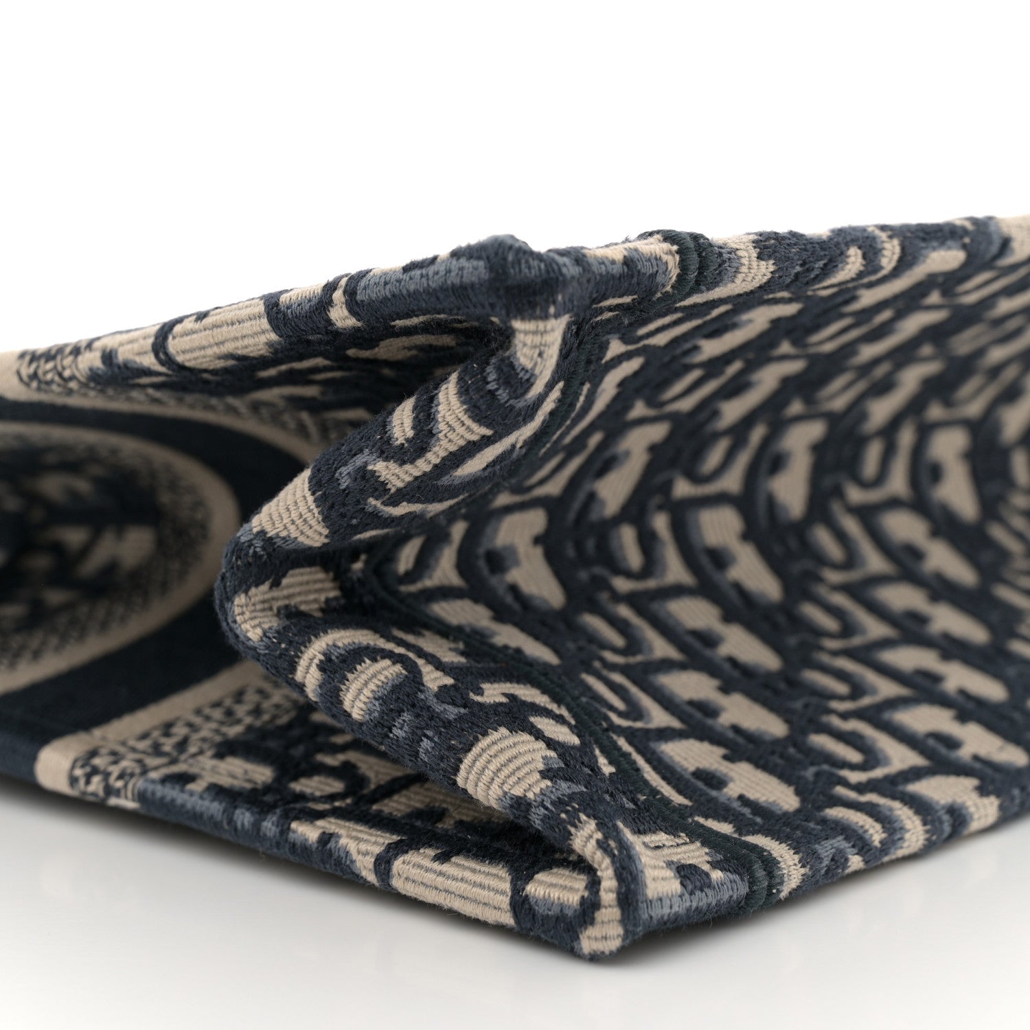 Christian Dior Oblique Small Book Tote Blue Multicolor 8 of 11