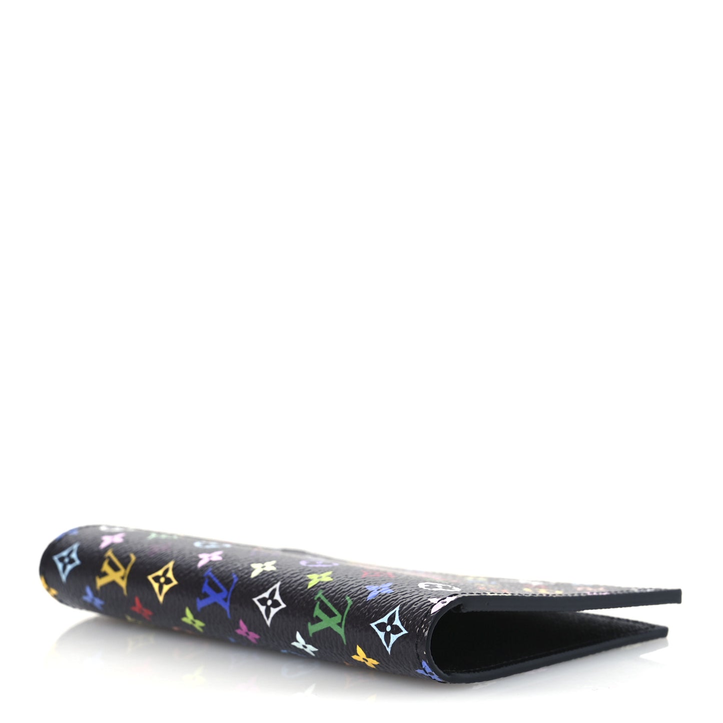 LV X TM Monogram Multicolor Passport Cover Black