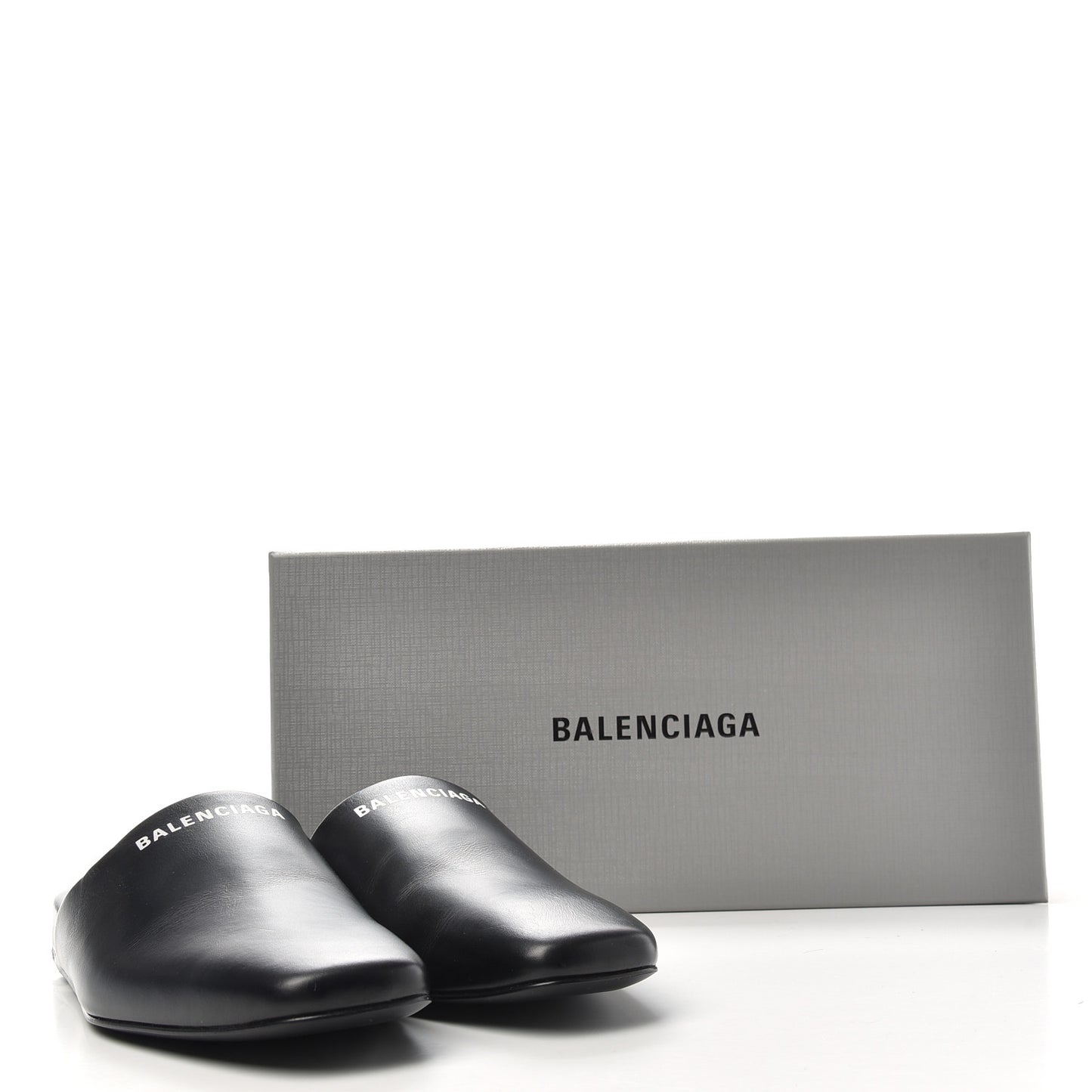 Calfskin Mules 36.5 Black