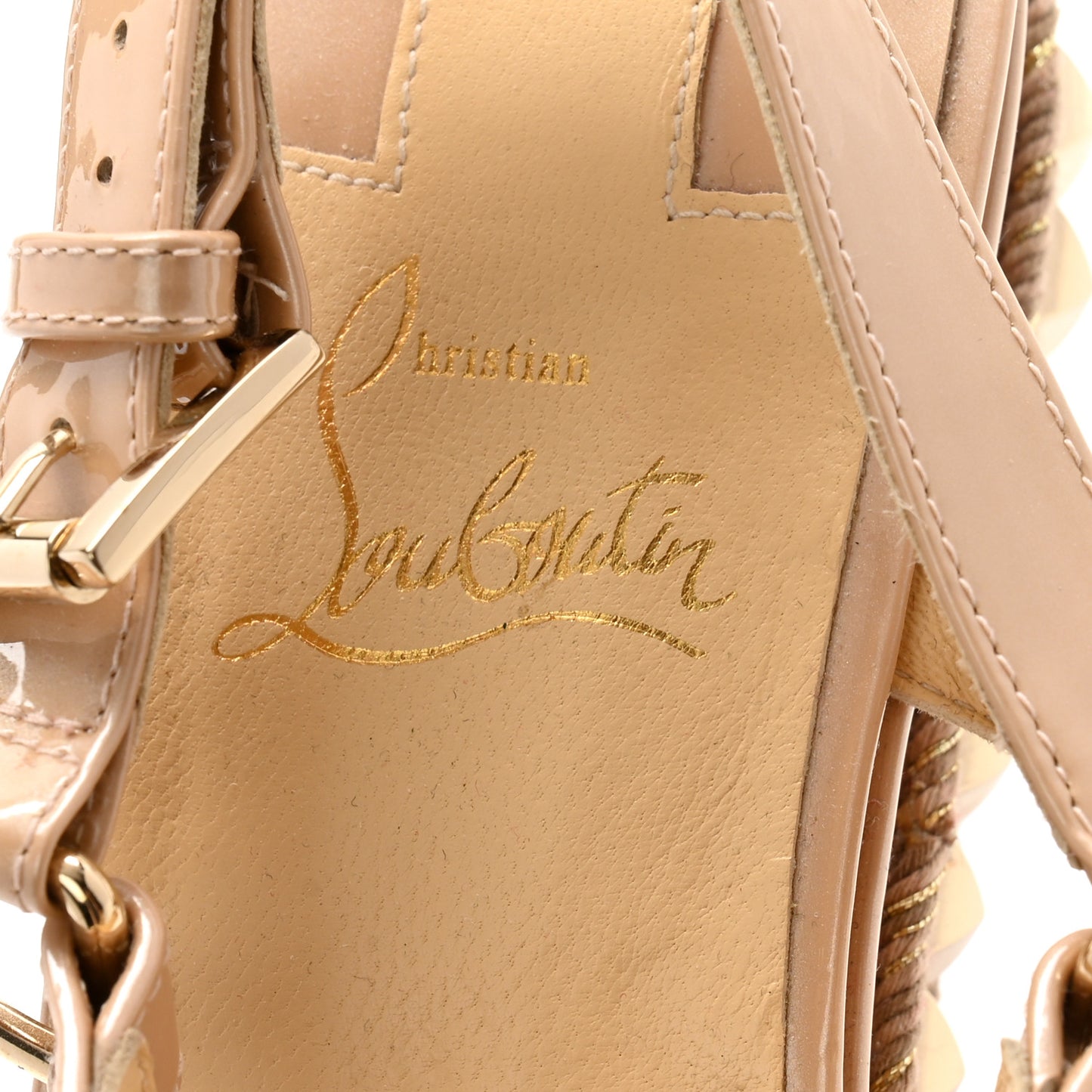 Specchio Vintage Cataclou 60 Platform Sandals 40 Platine Light Gold