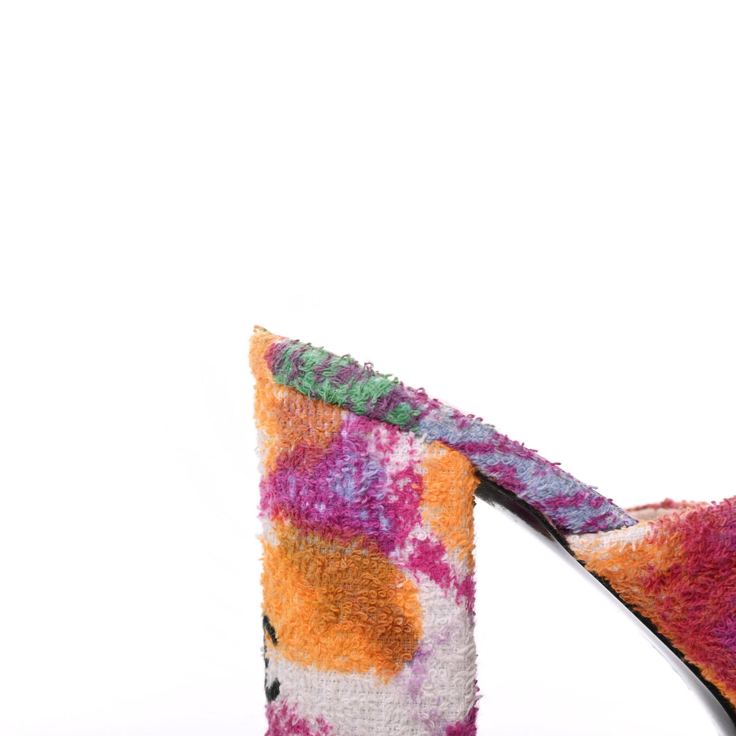Terry Cloth CC Sandal Mule 36.5 Multicolor