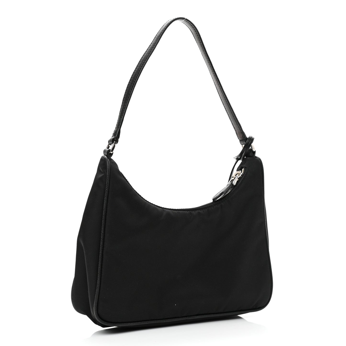 Tessuto Nylon Saffiano Mini Re-Edition 2005 Bag Black