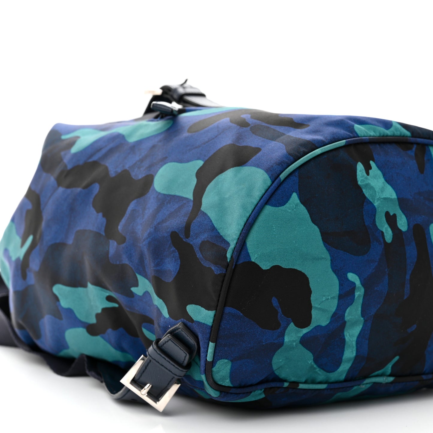Tessuto Nylon Camouflage Print Backpack Royal