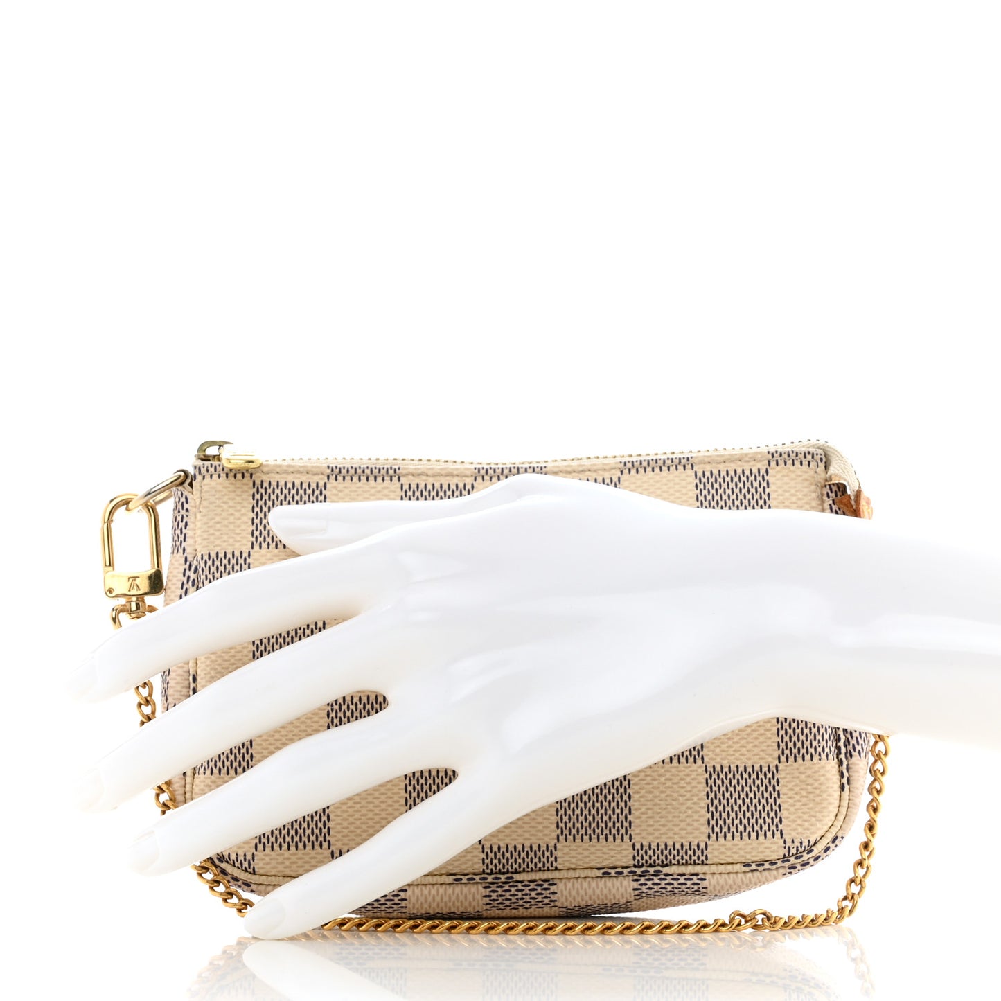 LOUIS VUITTON Damier Azur Mini Pochette Accessories