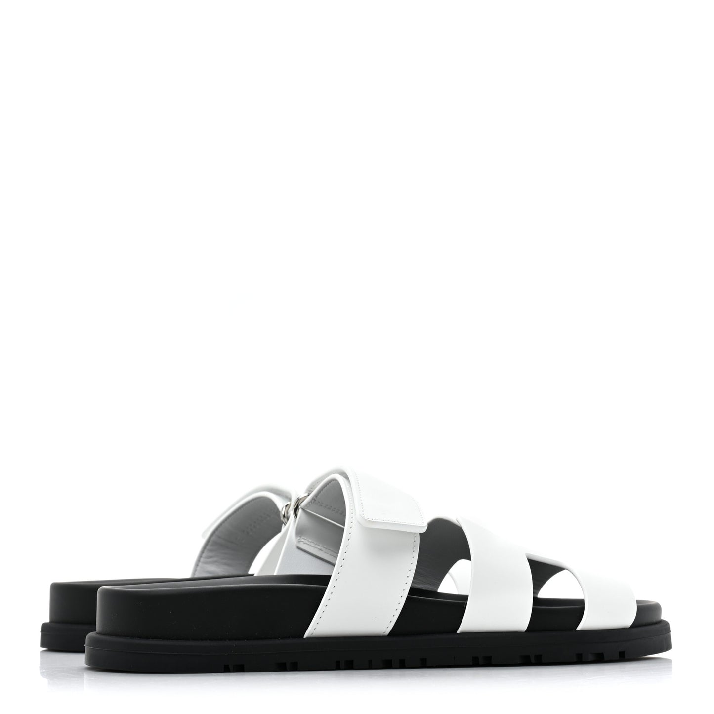 Calfskin Womens Chypre Sandals 37 White