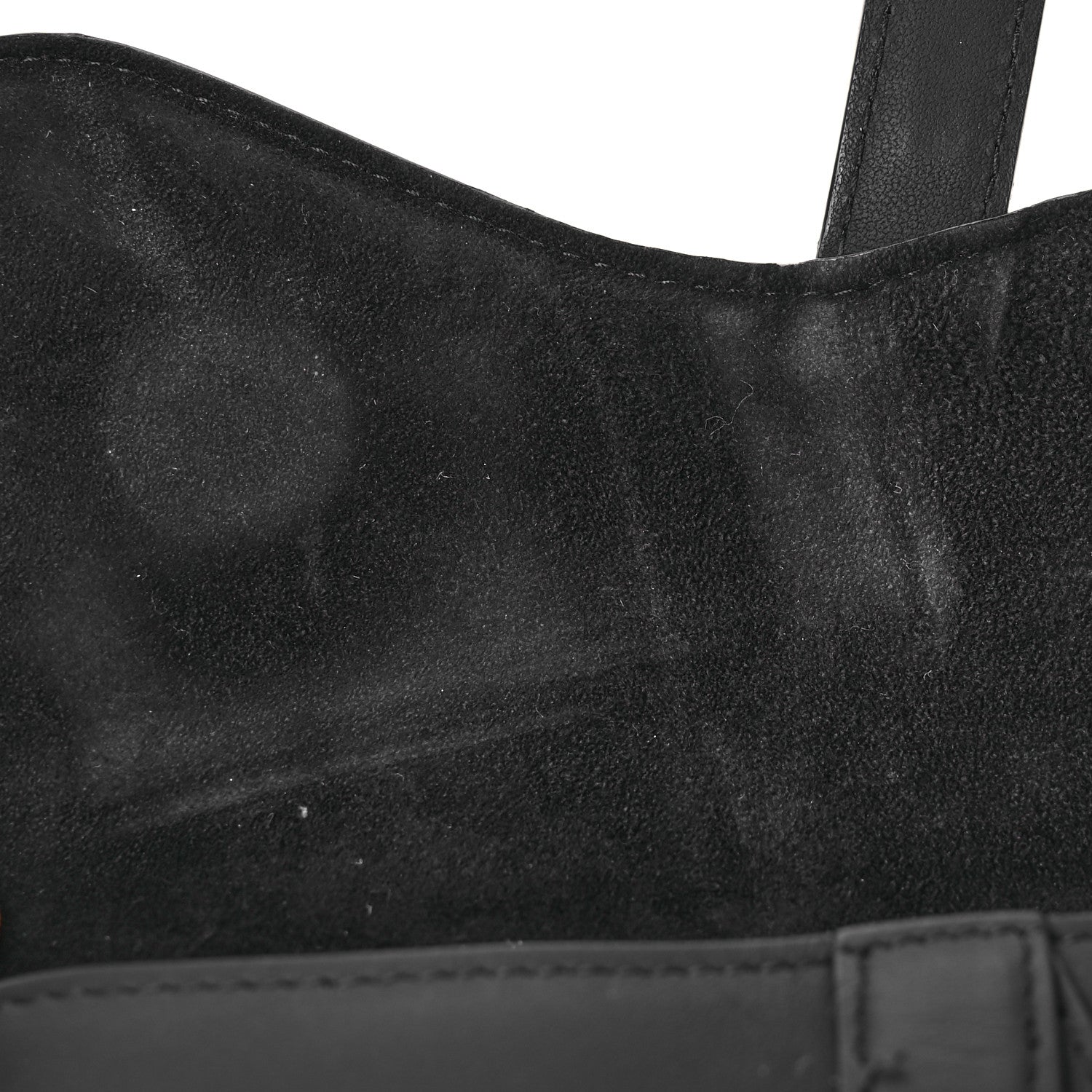 Christian Dior Ultra Matte Calfskin Saddle Belt Bag Black 12 of 13