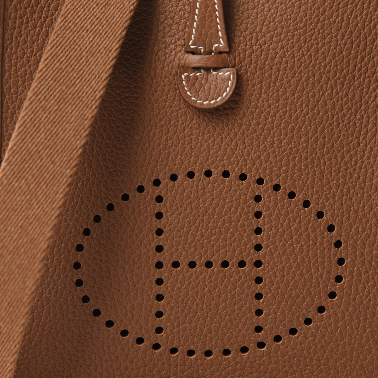 Hermes Taurillon Clemence Evelyne TPM Gold 10 of 11