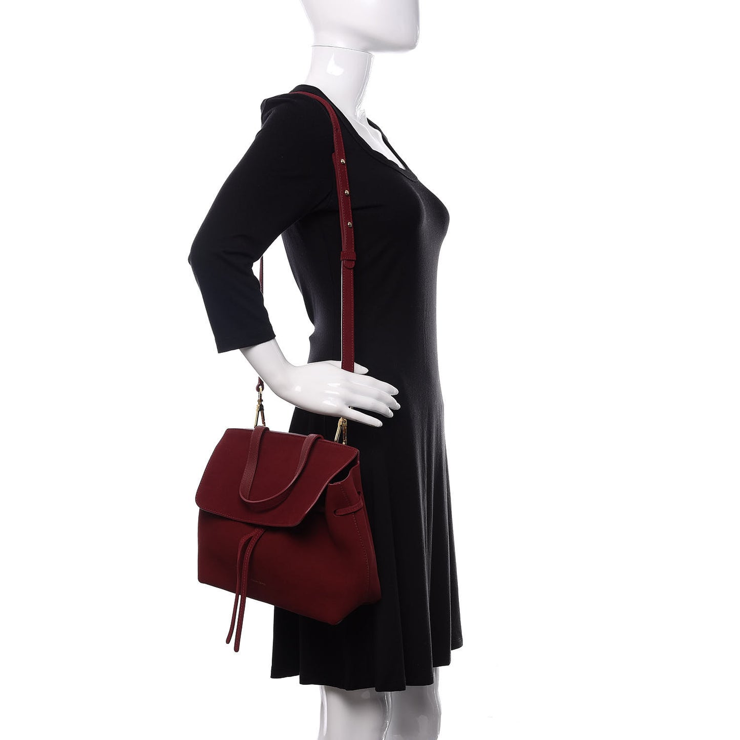 Suede Mini Lady Bag Rococo