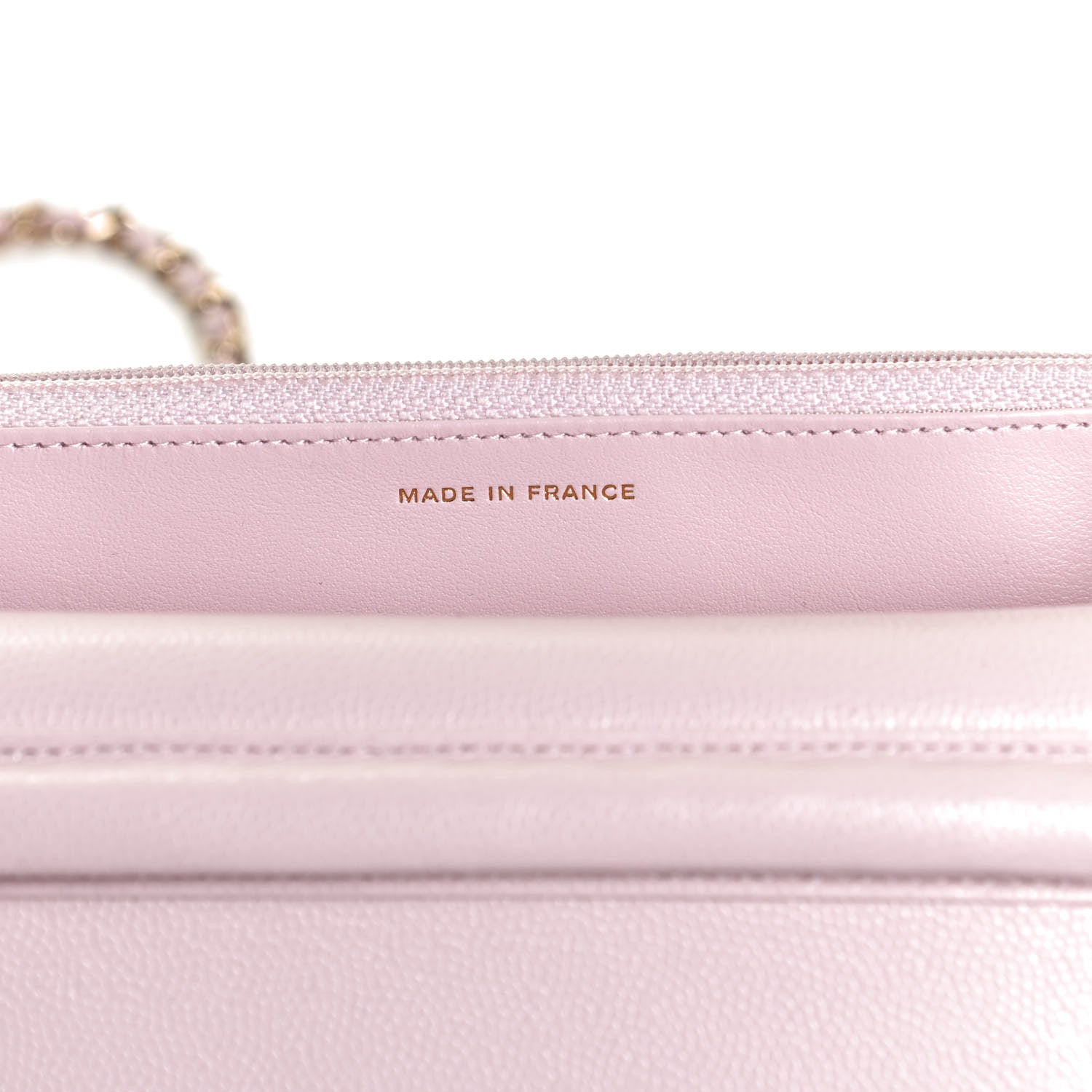 Chanel Caviar Quilted Coco Candy Wallet On Chain WOC Light Pink 7 of 11