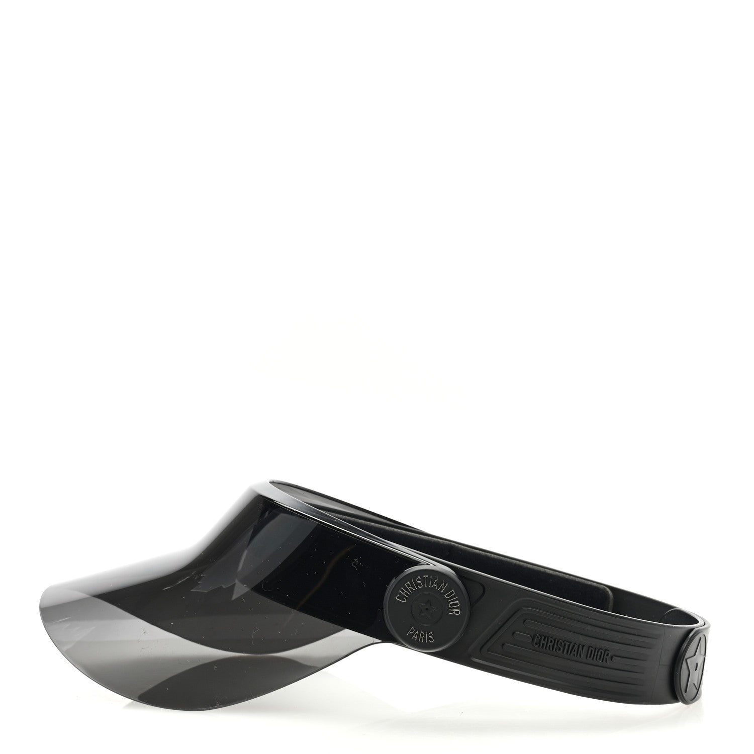 Christian Dior Mirrored DiorClub V1U Sun Visor Black 5 of 8