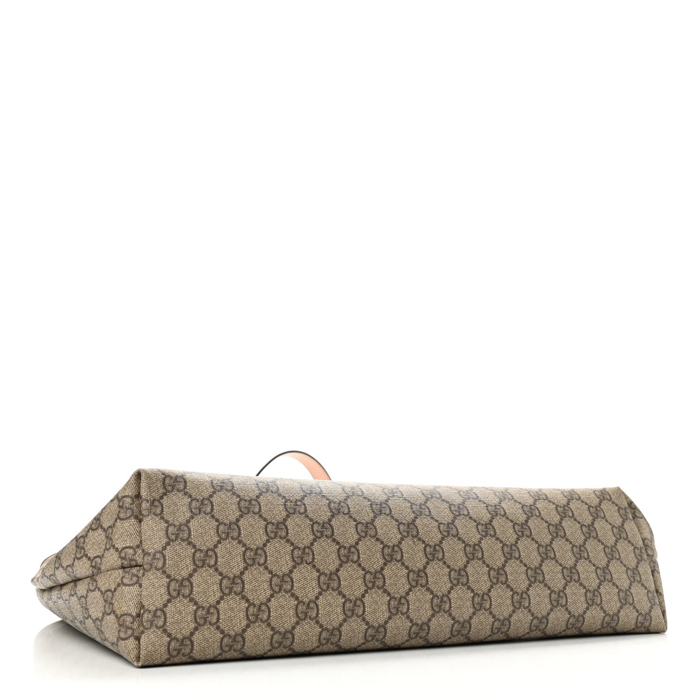 GG Supreme Monogram Medium Zippered Shopping Tote Pink