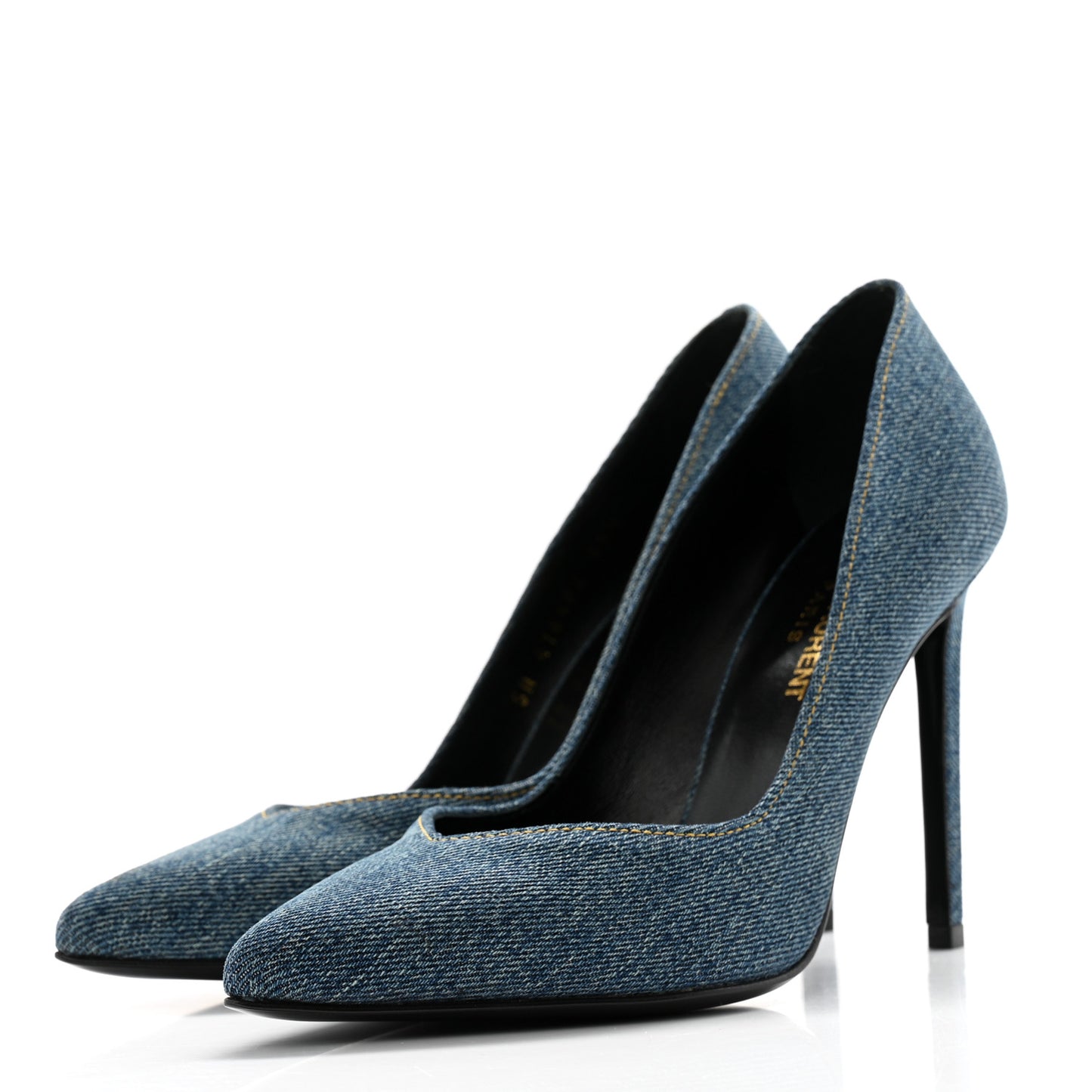 Denim Classic Paris Escarpin V 105 Skinny Pumps 35.5 Light Blue