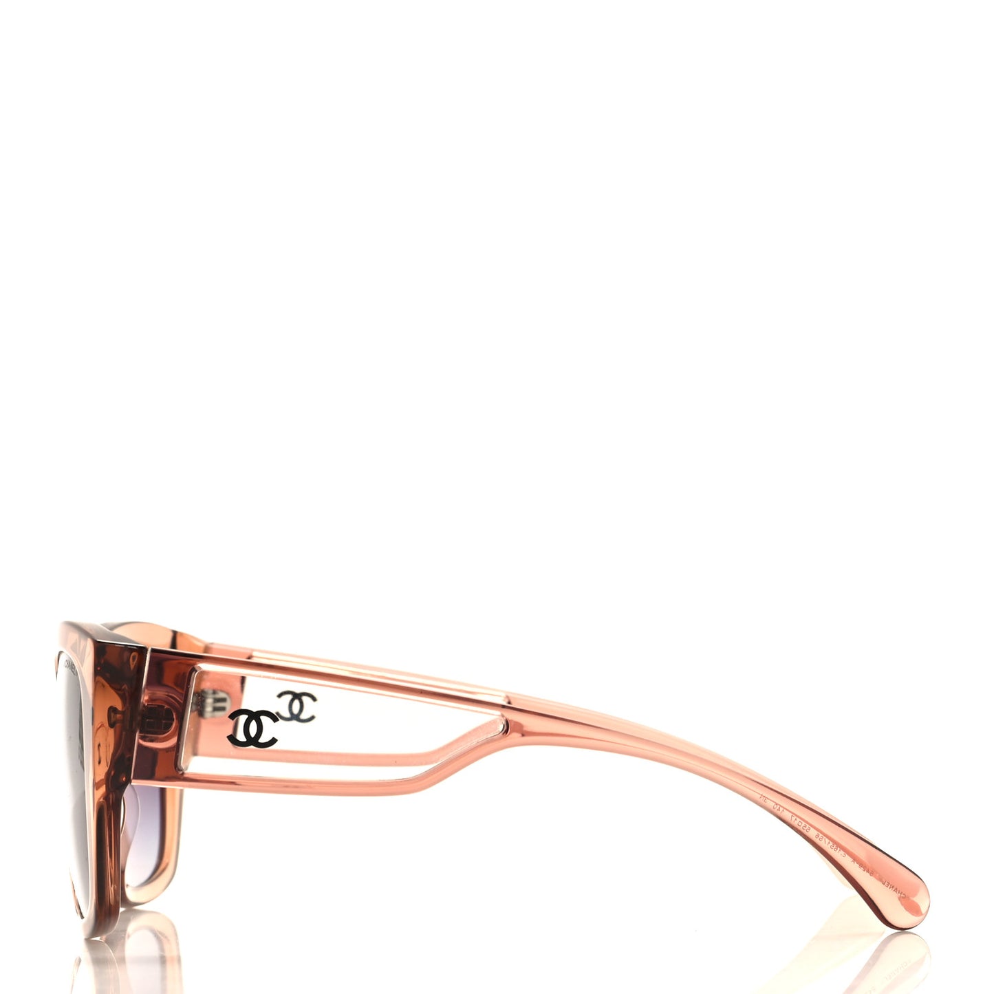 Acetate Polarized Butterfly Signature CC Sunglasses 5429-A Brown