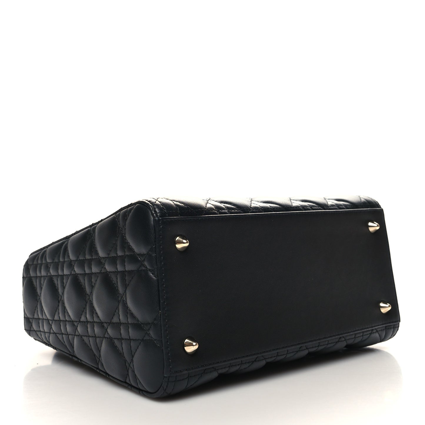 Lambskin Cannage Medium Lady Dior Black