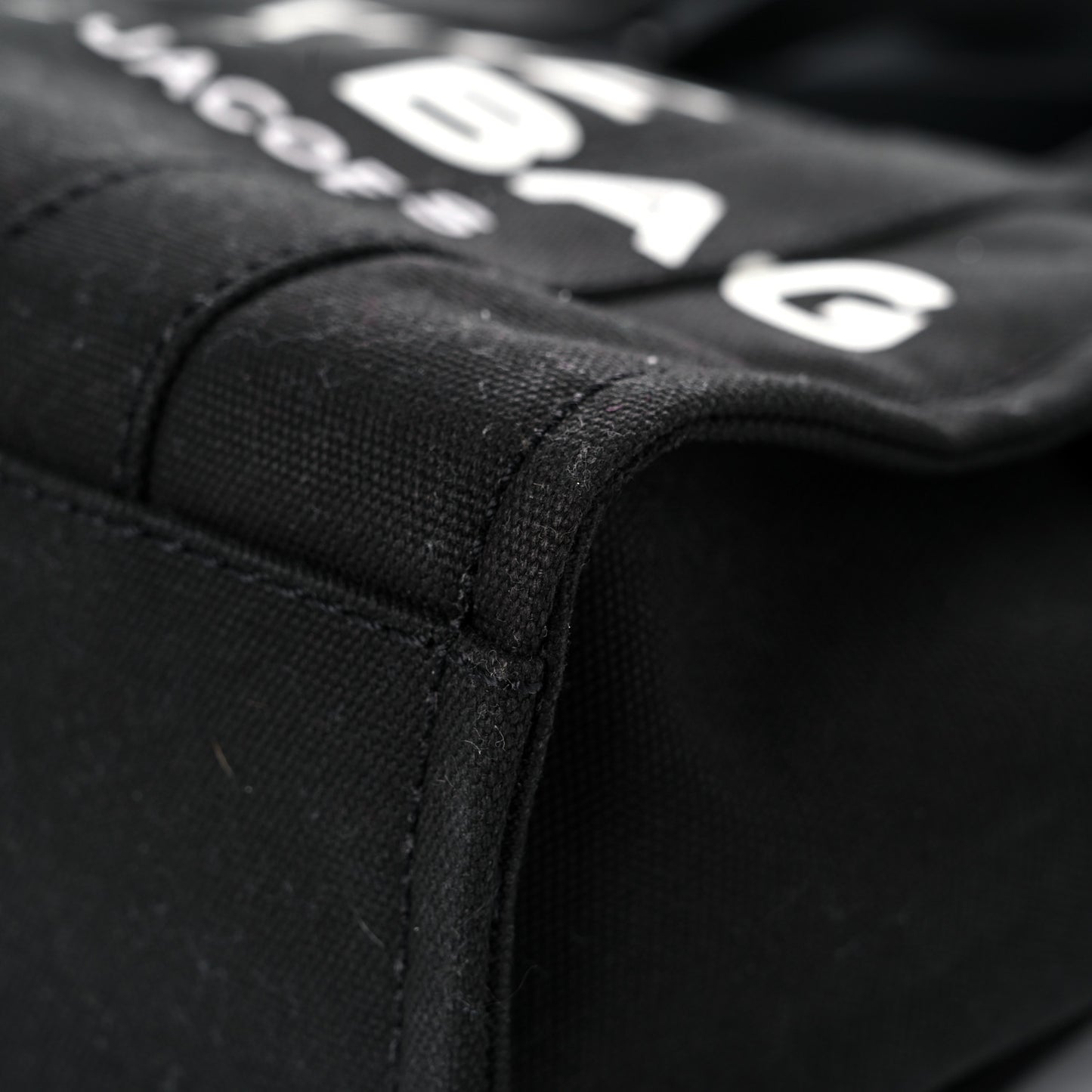 Cotton Canvas Mini The Traveler Tote Bag Black