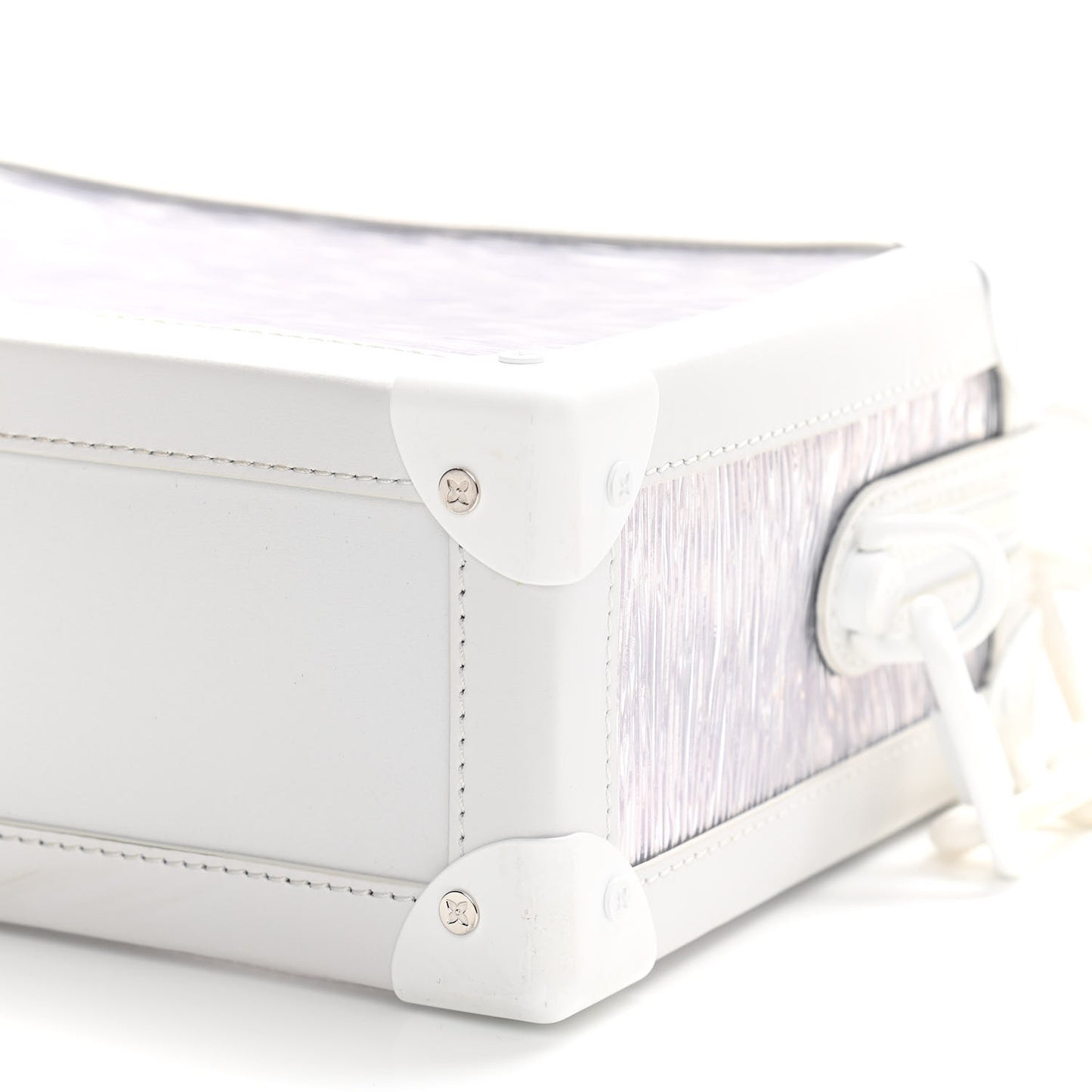 Calfskin PVC Epi Plage Soft Trunk Optic White