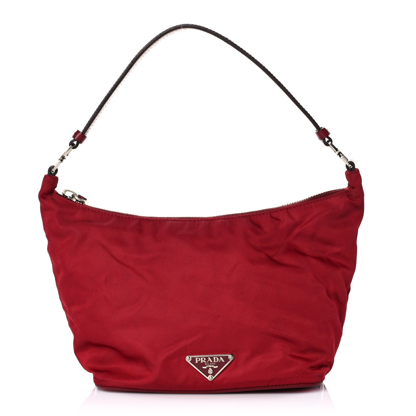 Tessuto Nylon Small Shoulder Bag Red