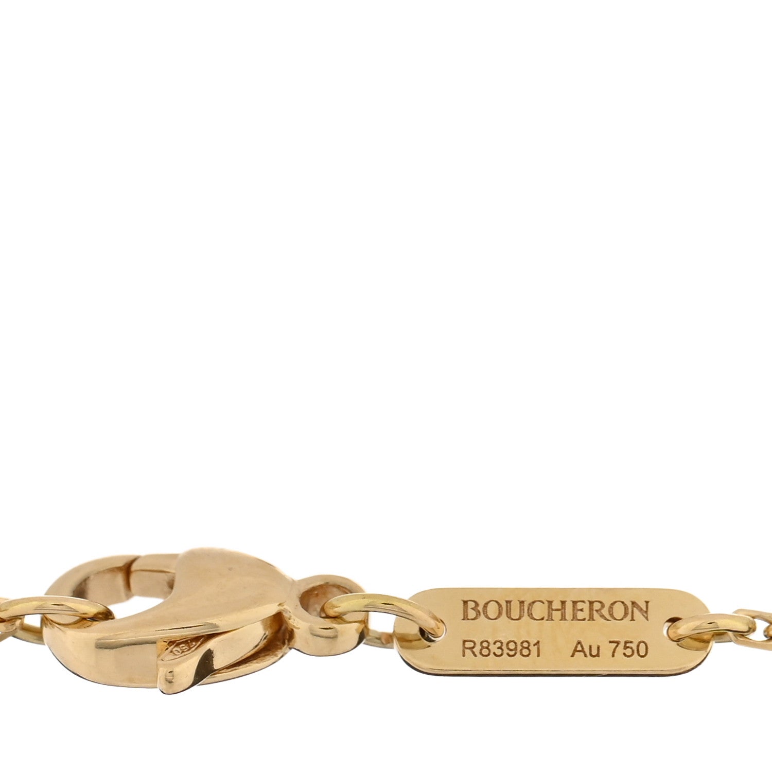 Boucheron 18K Yellow Pink White Gold Diamond PVD XS Quatre Classique Bracelet 3 of 3