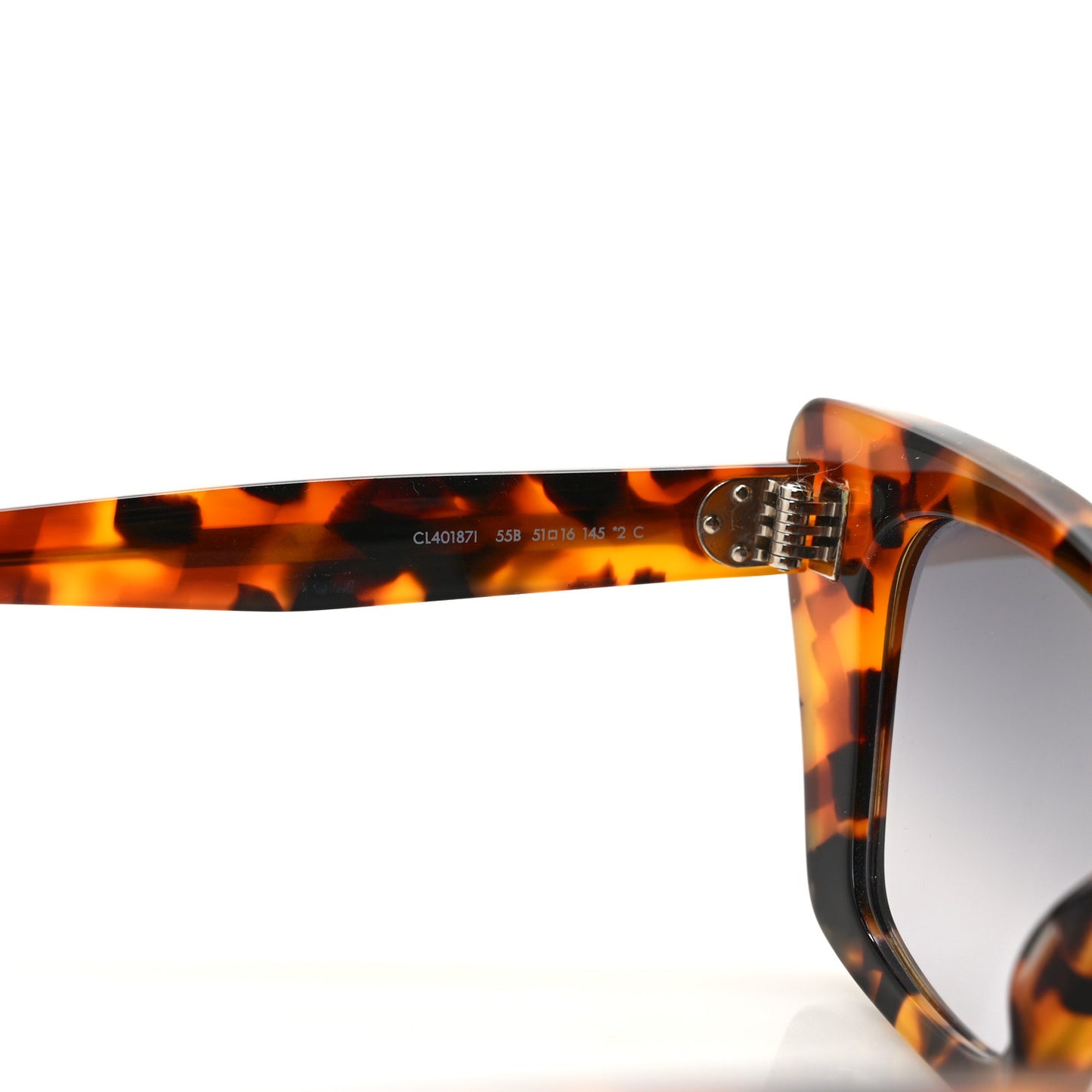 Acetate Cat Eye Sunglasses CL40187I Dark Havana