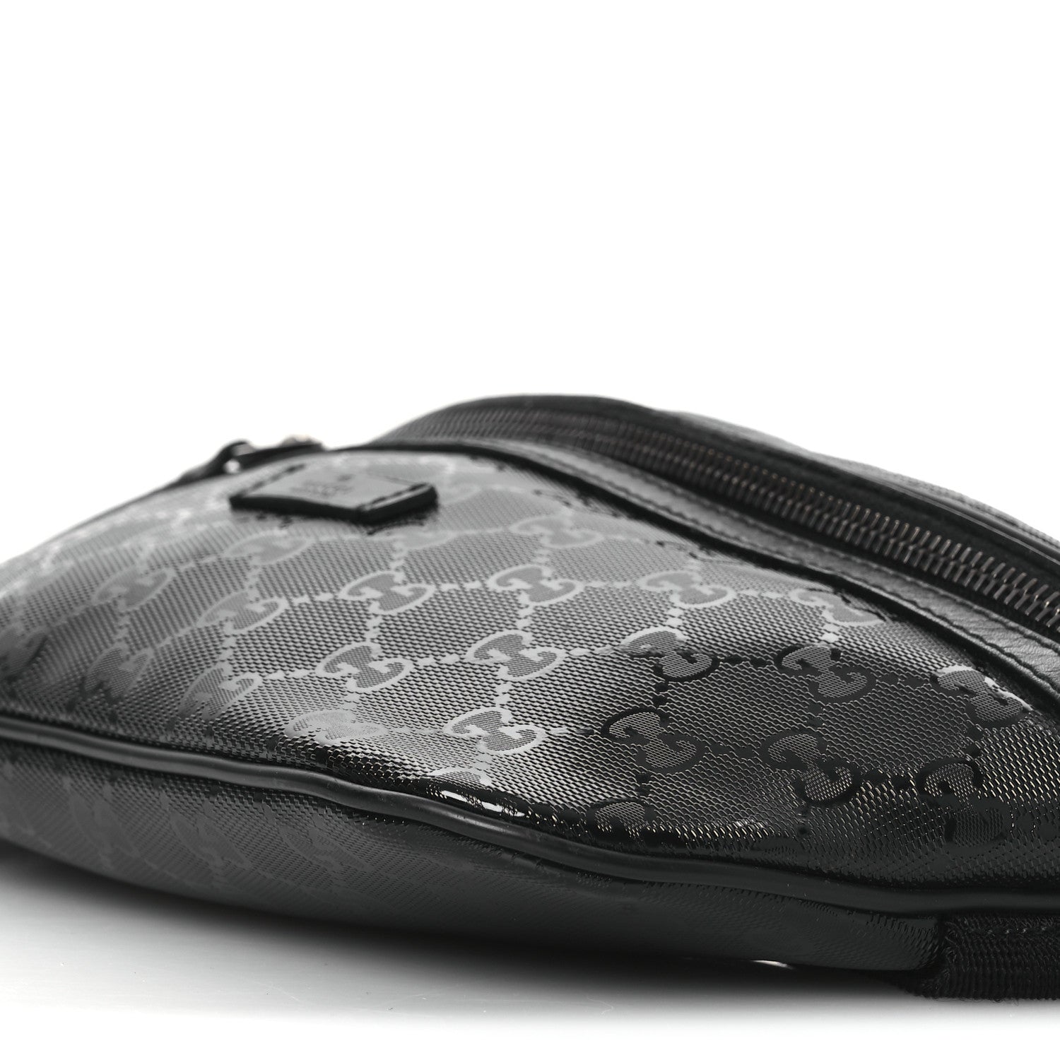 Gucci Imprime Monogram Belt Bag Black 9 of 10