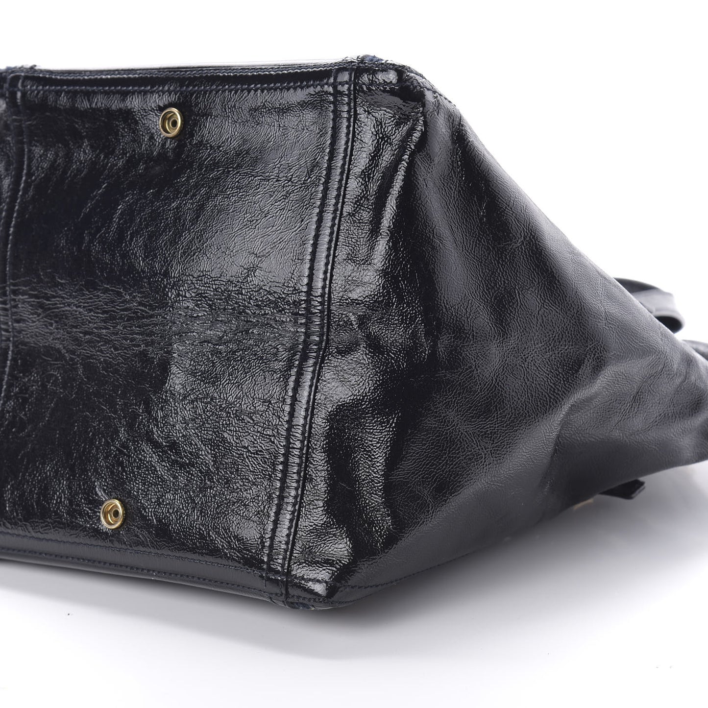 Patent Large Downtown Tote Black