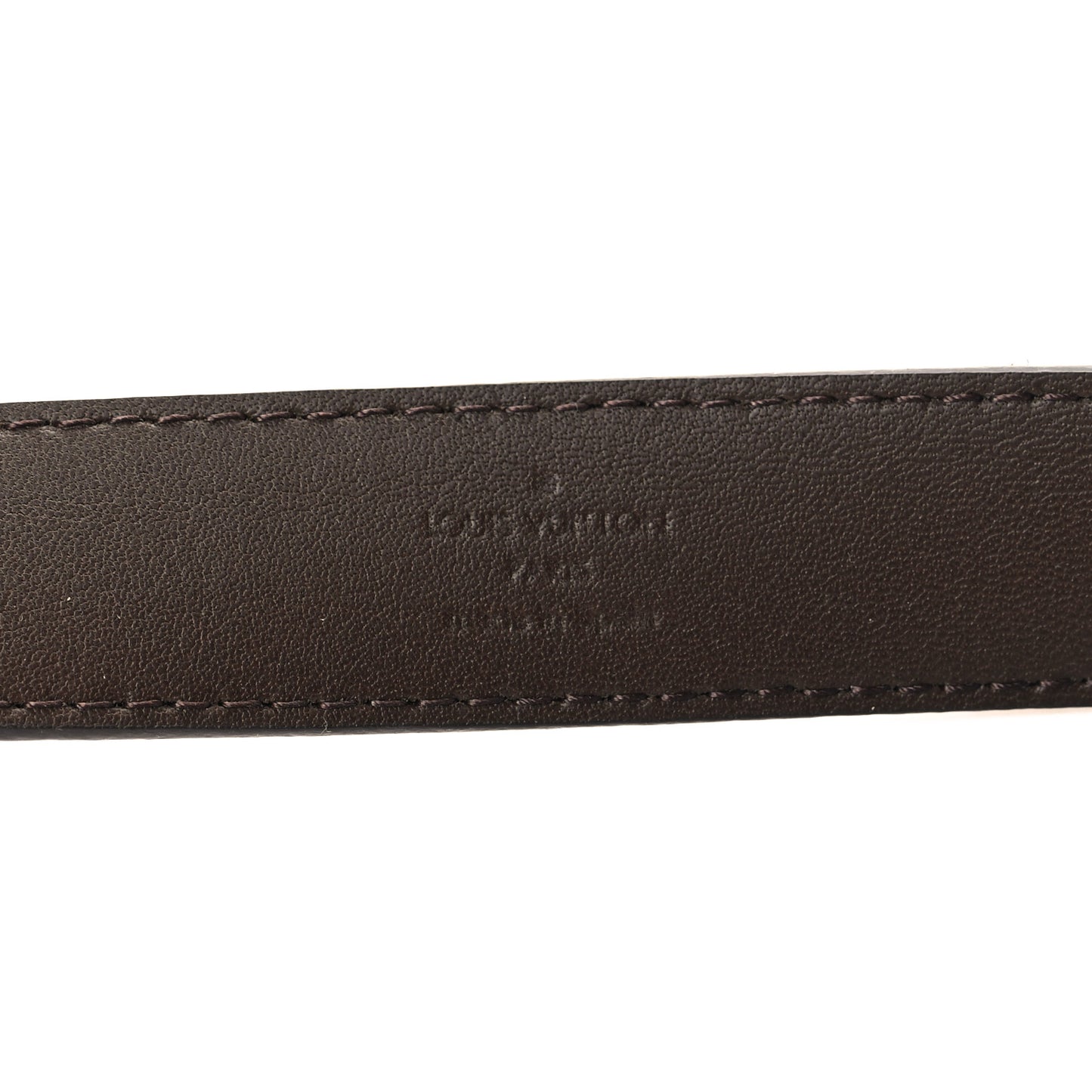 Mini Damier Ebene 25mm LV Initiales Belt 85 34