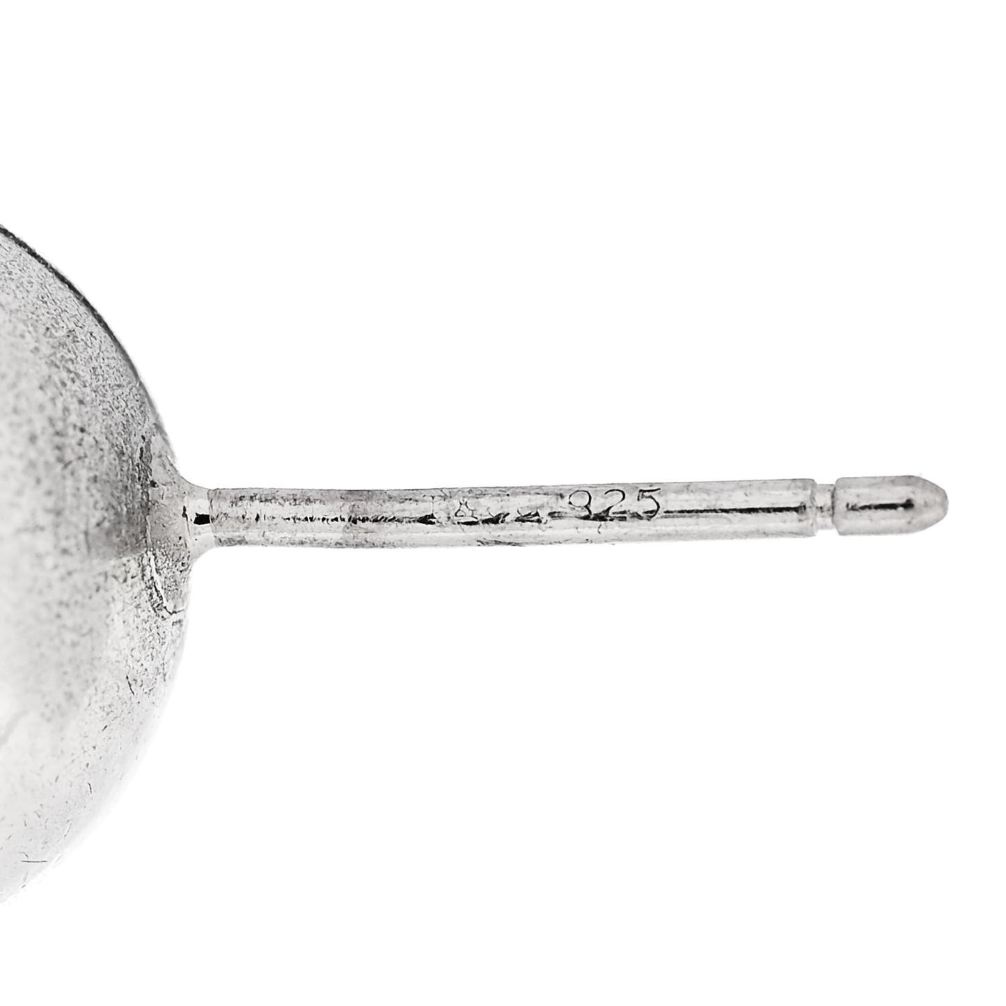 Sterling Silver 10mm Hardwear Ball Earrings