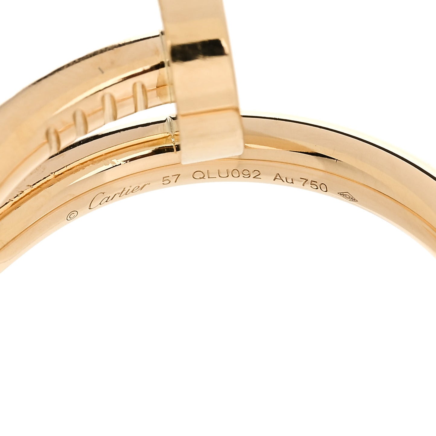 18K Yellow Gold Juste Un Clou Ring 57 8