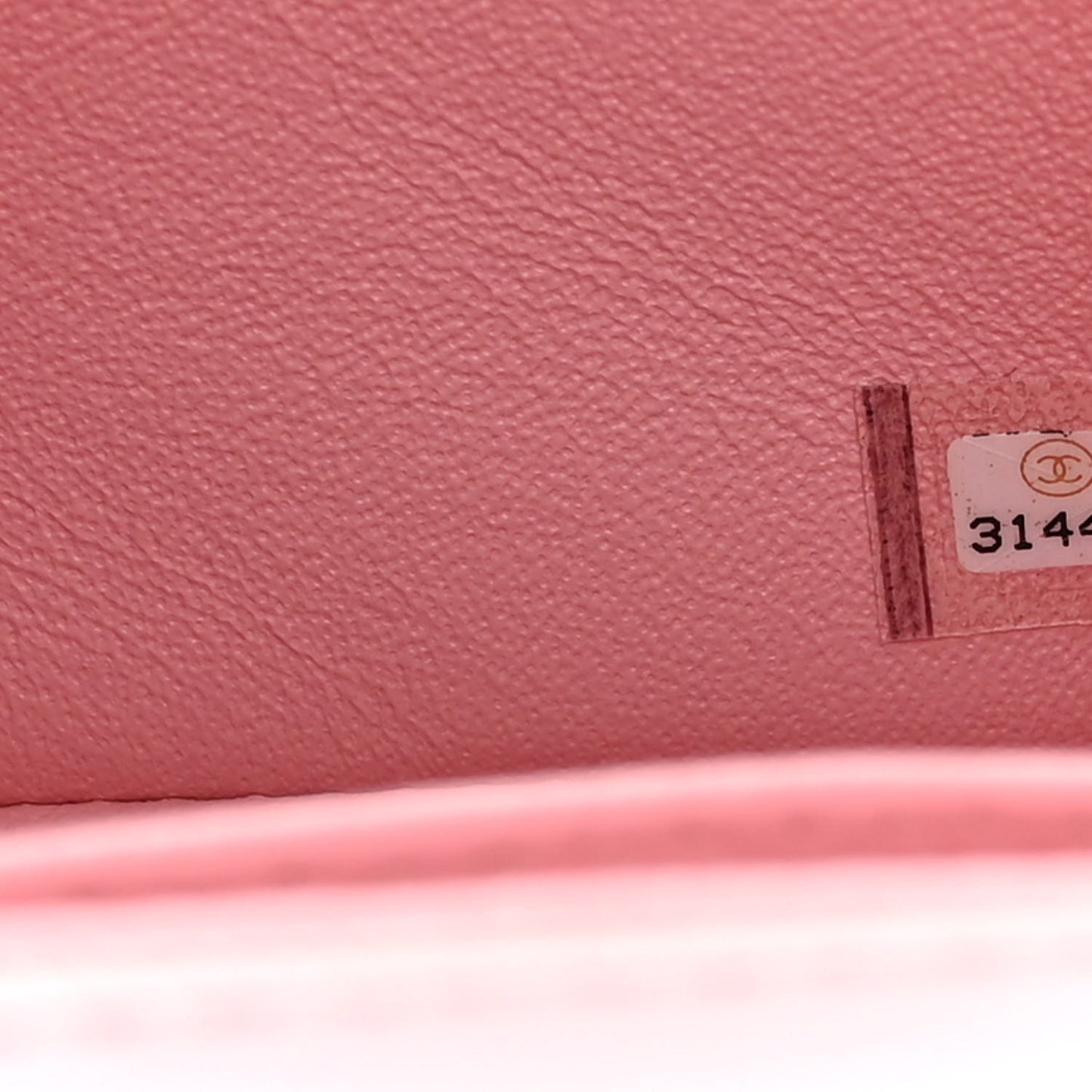 Lambskin Quilted Mini Rectangular Flap Pink