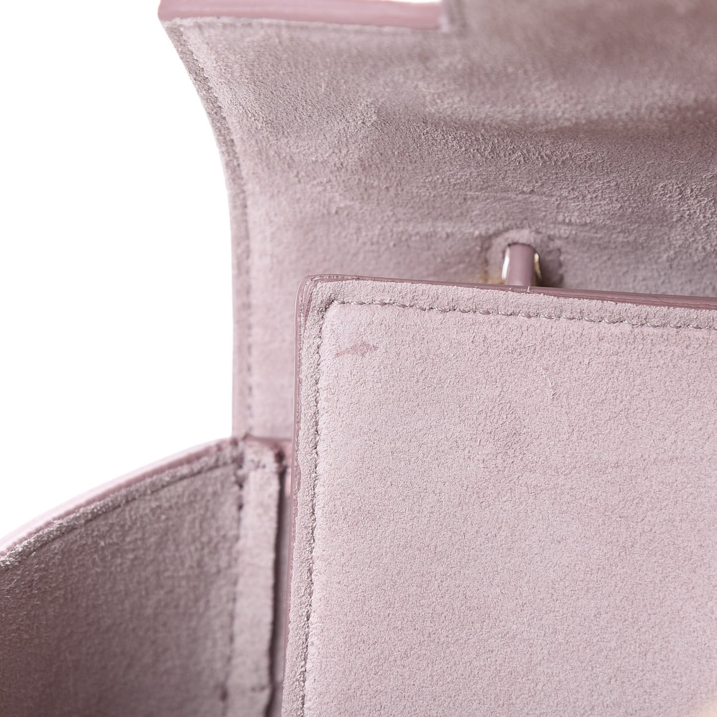 Baby Grained Calfskin Micro Belt Bag Vintage Pink