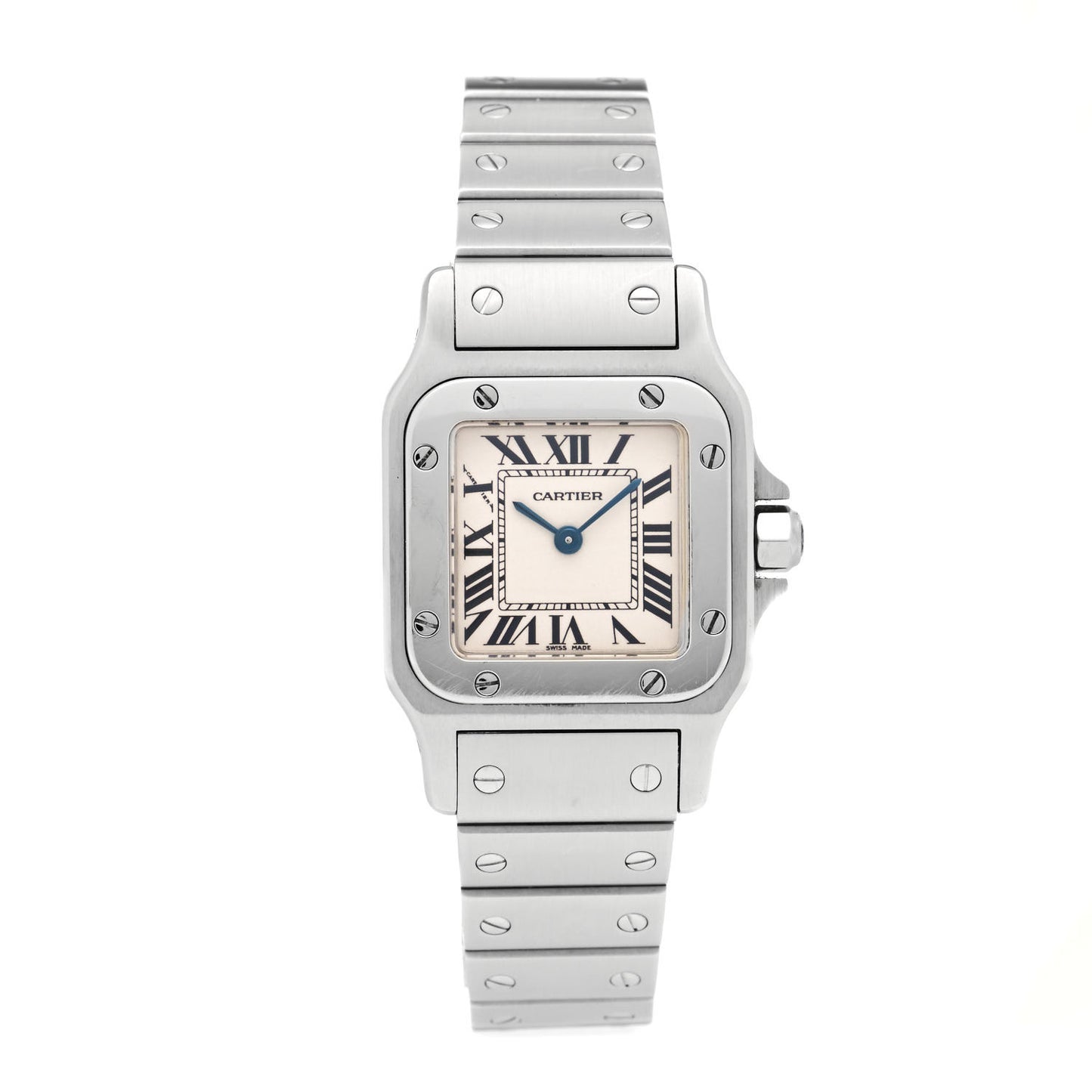 Stainless Steel 24mm Santos de Cartier Galbee Quartz Watch