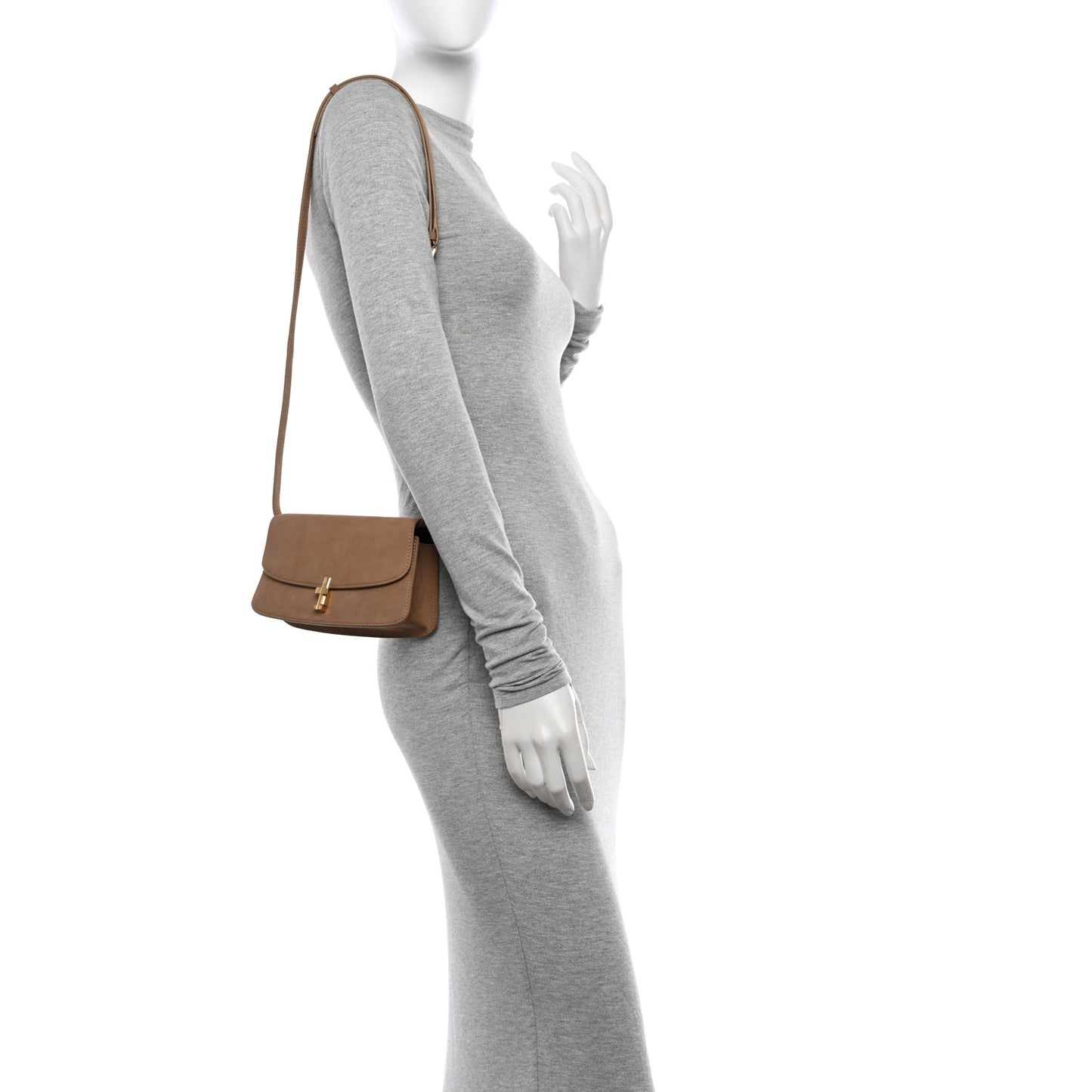 Nubuck E/W Sofia Crossbody Tundra