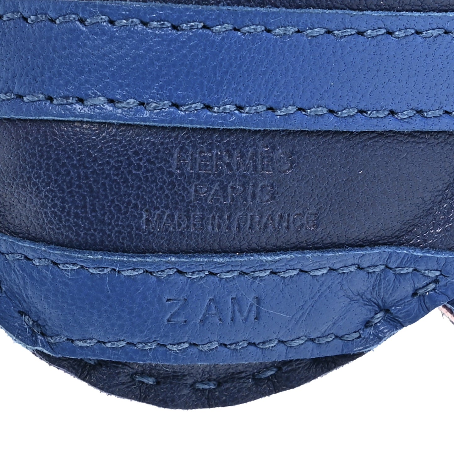 Milo Lambskin Geegee Savannah Bag Charm Bleu Saphir Bleu France Mauve Sylvestre