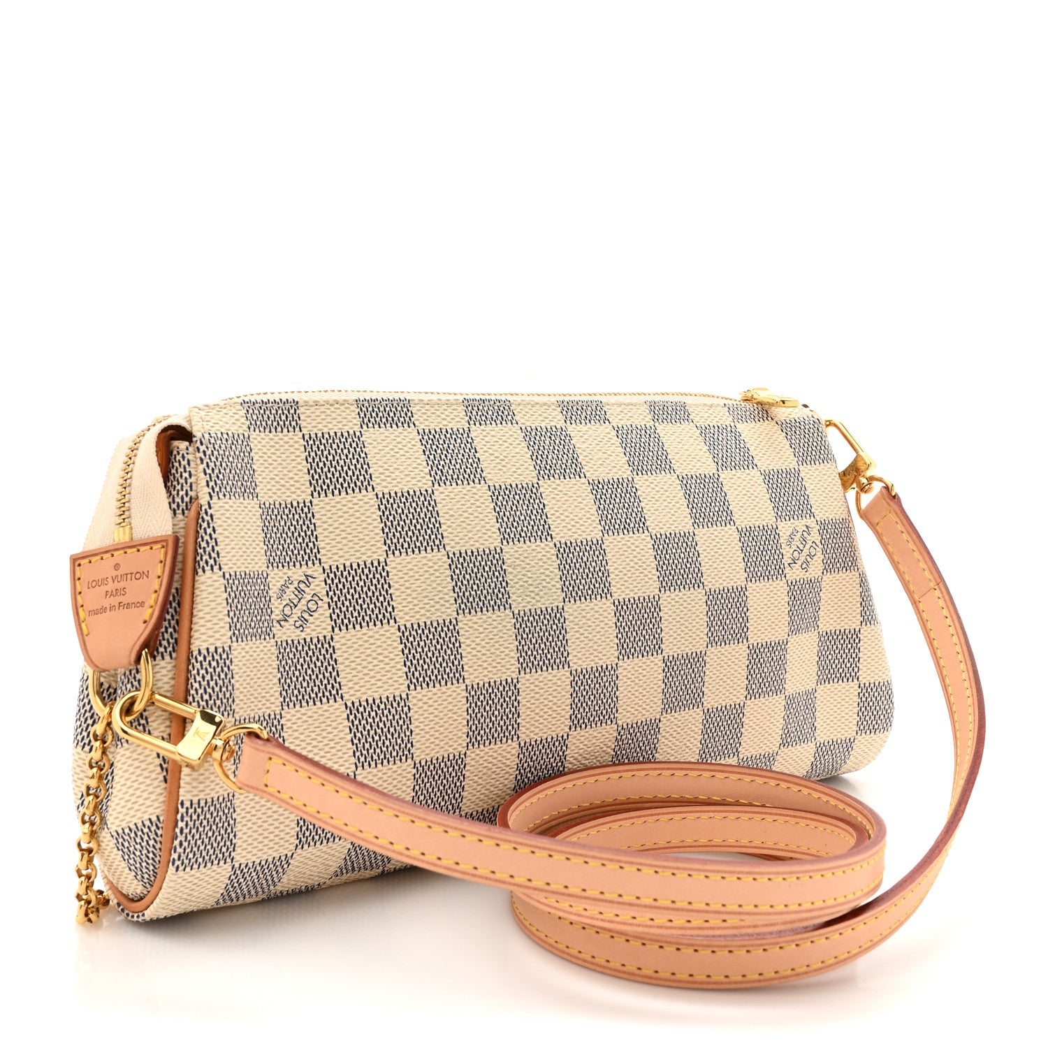 Louis Vuitton Damier Azur Eva Clutch 3 of 9