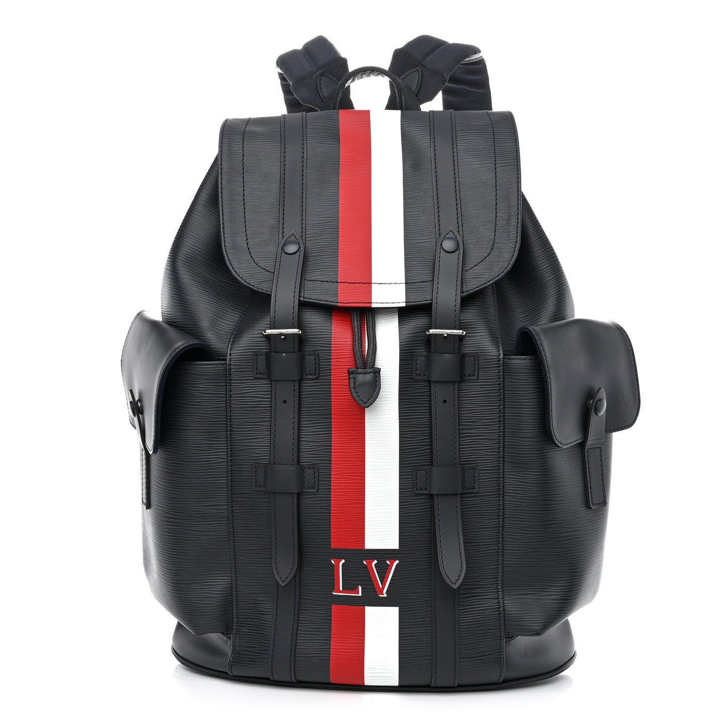 Epi Christopher Backpack Navy Stripes