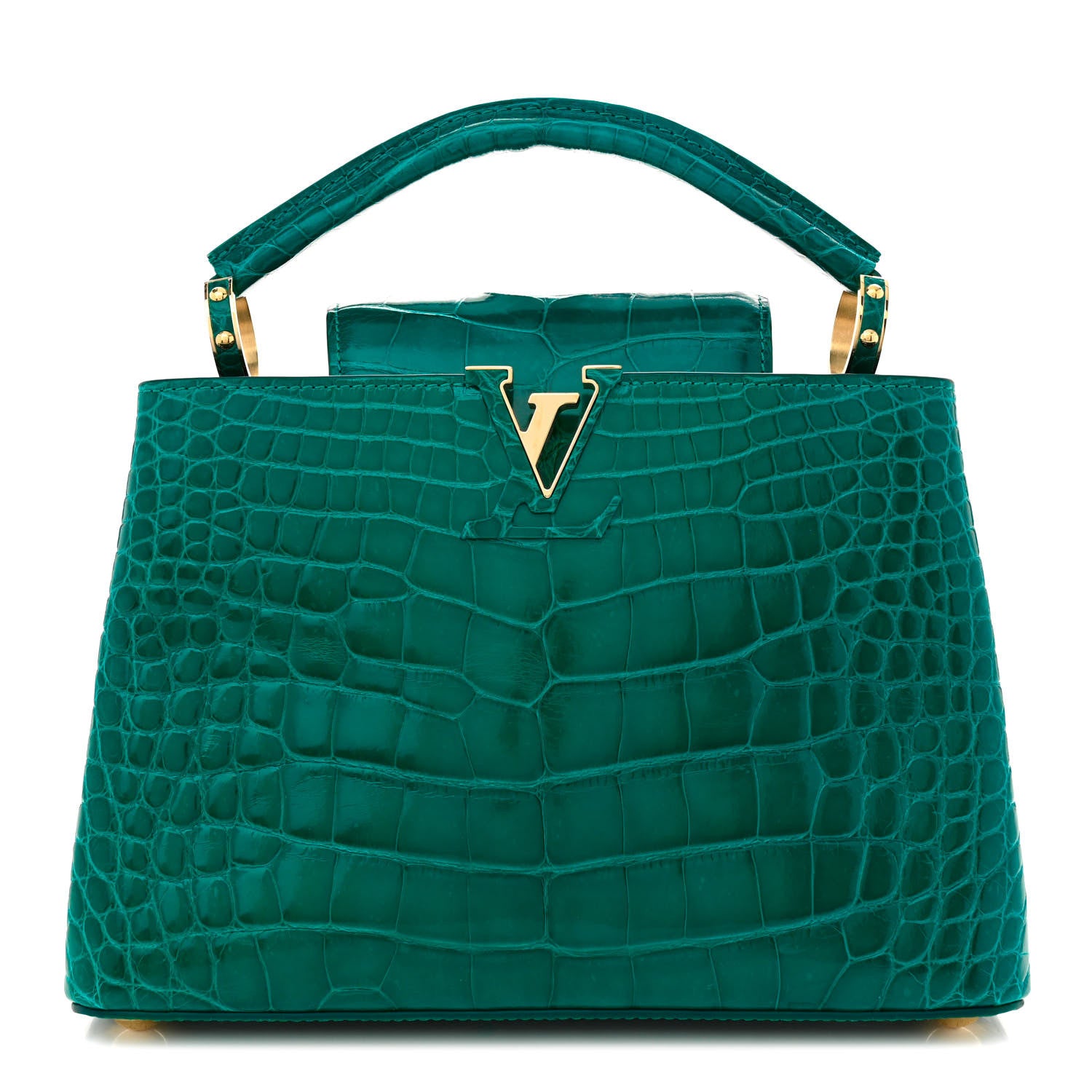 Louis Vuitton Alligator Capucines BB Emeraude 1500403 – FASHIONPHILE