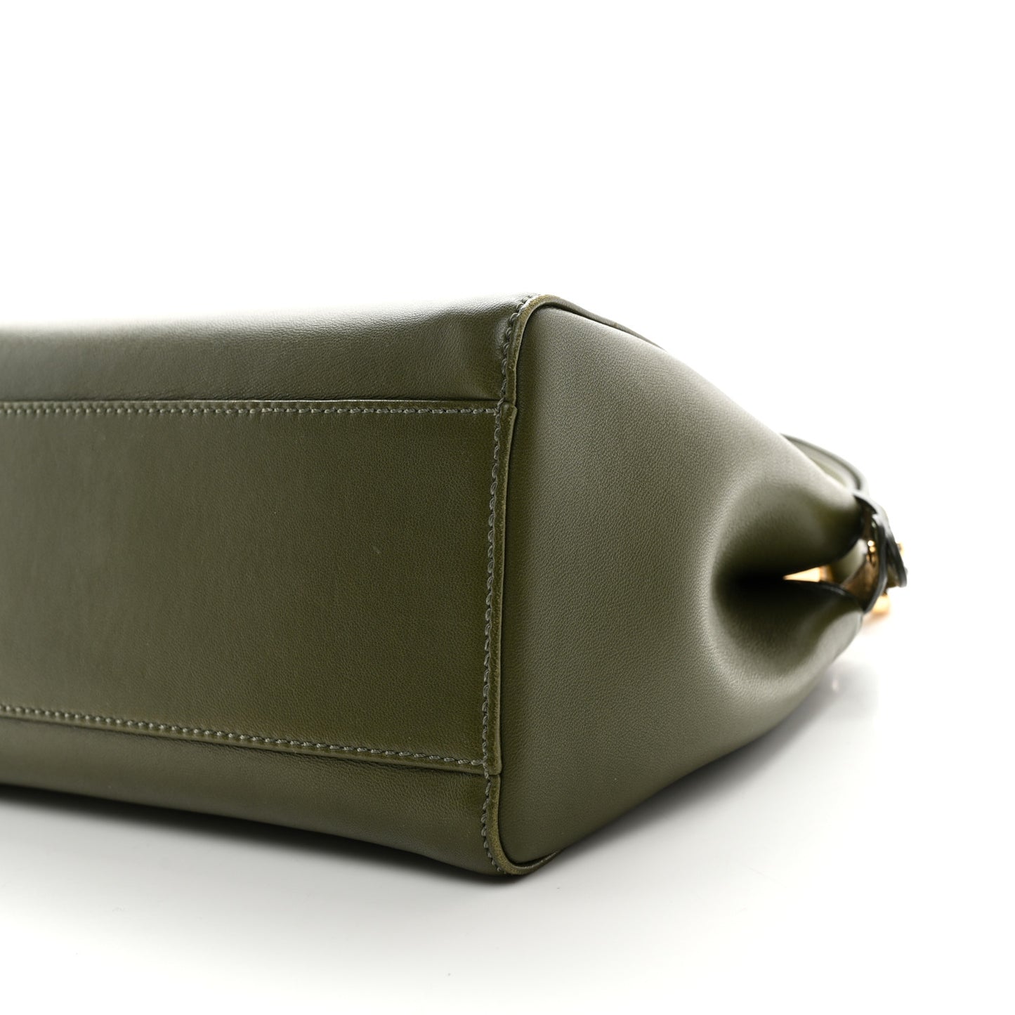 Nappa Mini Peekaboo Iconic Satchel Verde Equatore