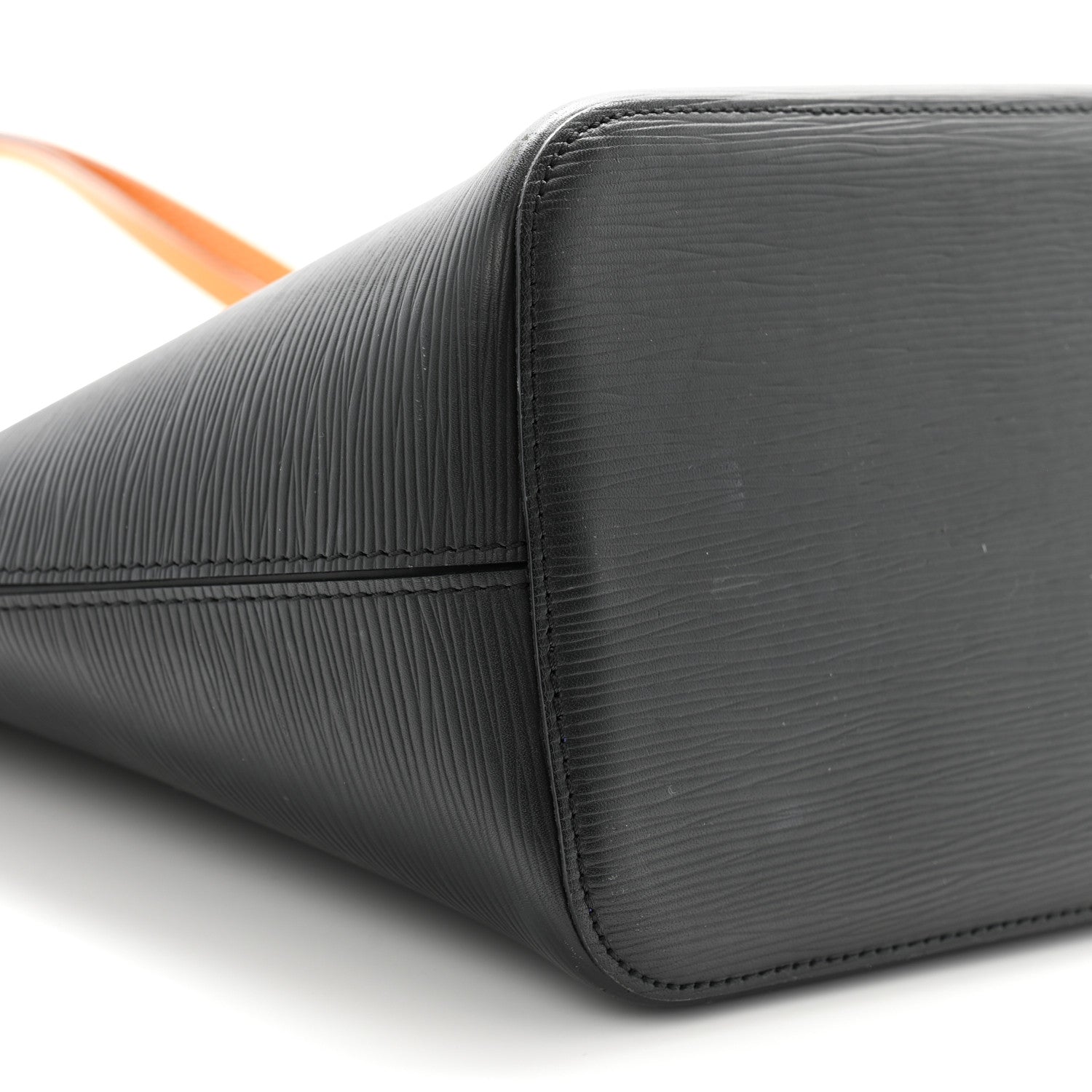 Louis Vuitton Epi Neverfull MM Noir Figue Safran 8 of 14