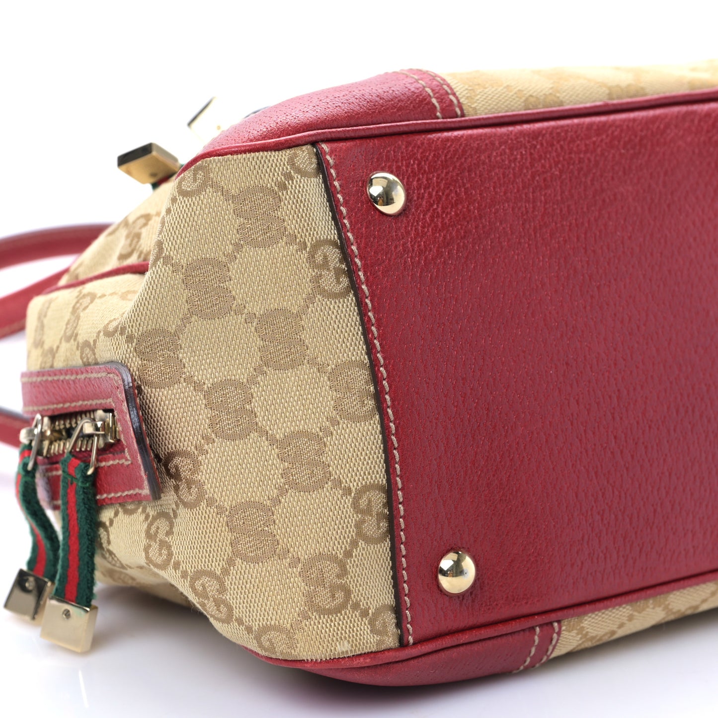 Monogram Small Princy Satchel Red
