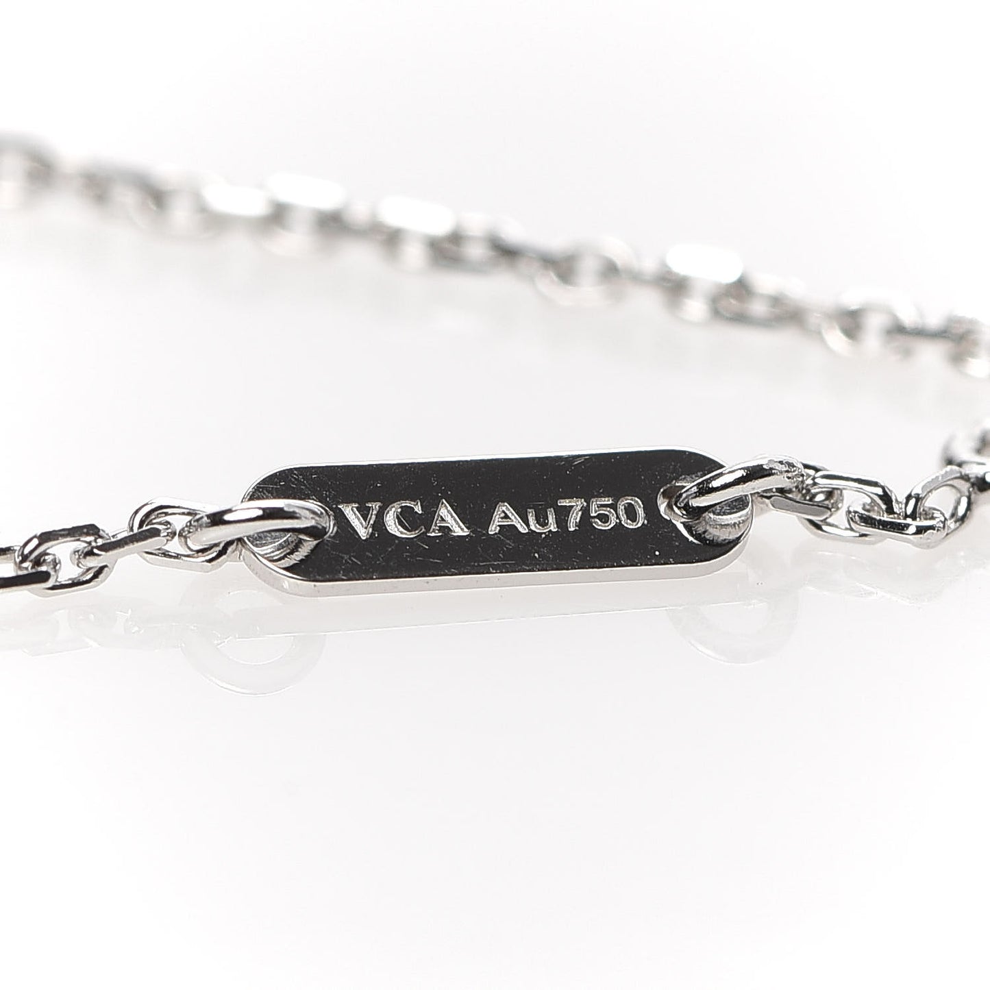 18K White Gold Turquoise Sweet Alhambra Butterfly Bracelet