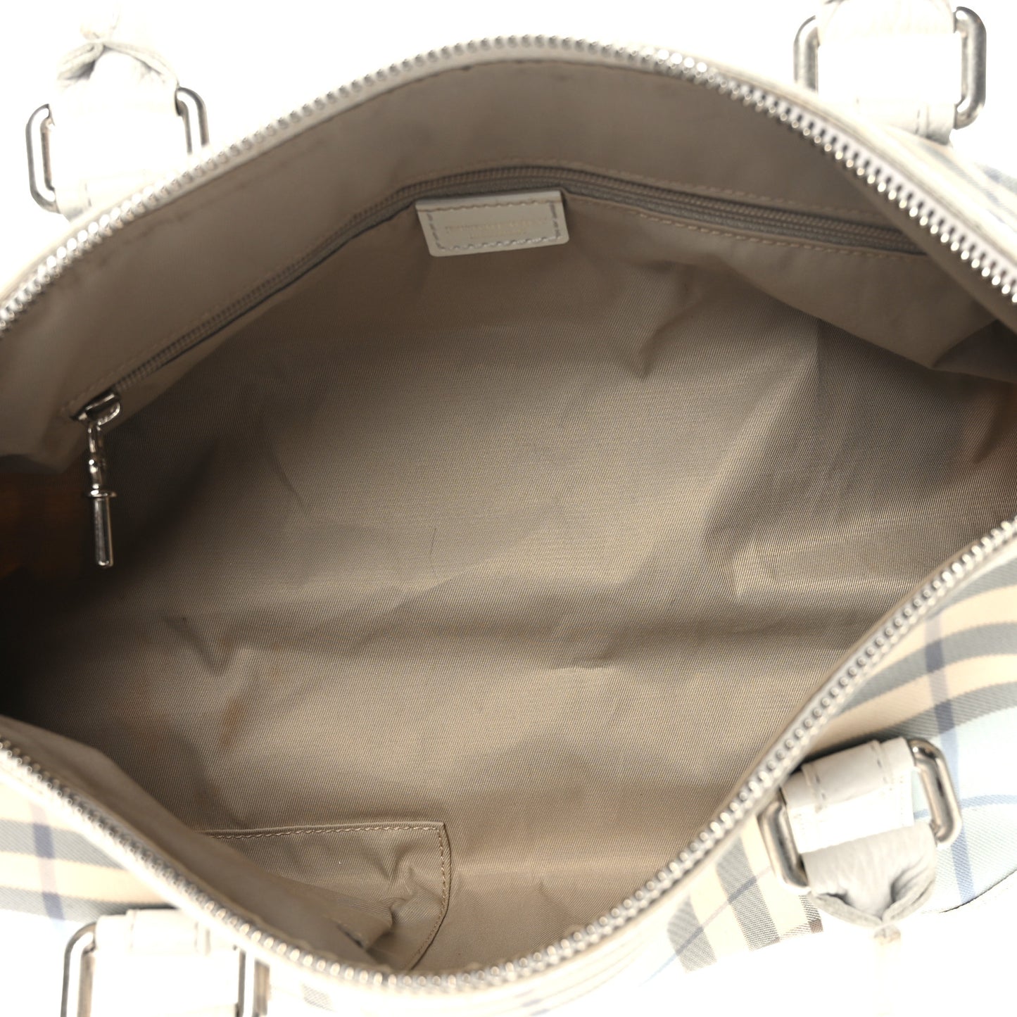 Candy Check Lola Barrel Shoulder Bag Light Blue