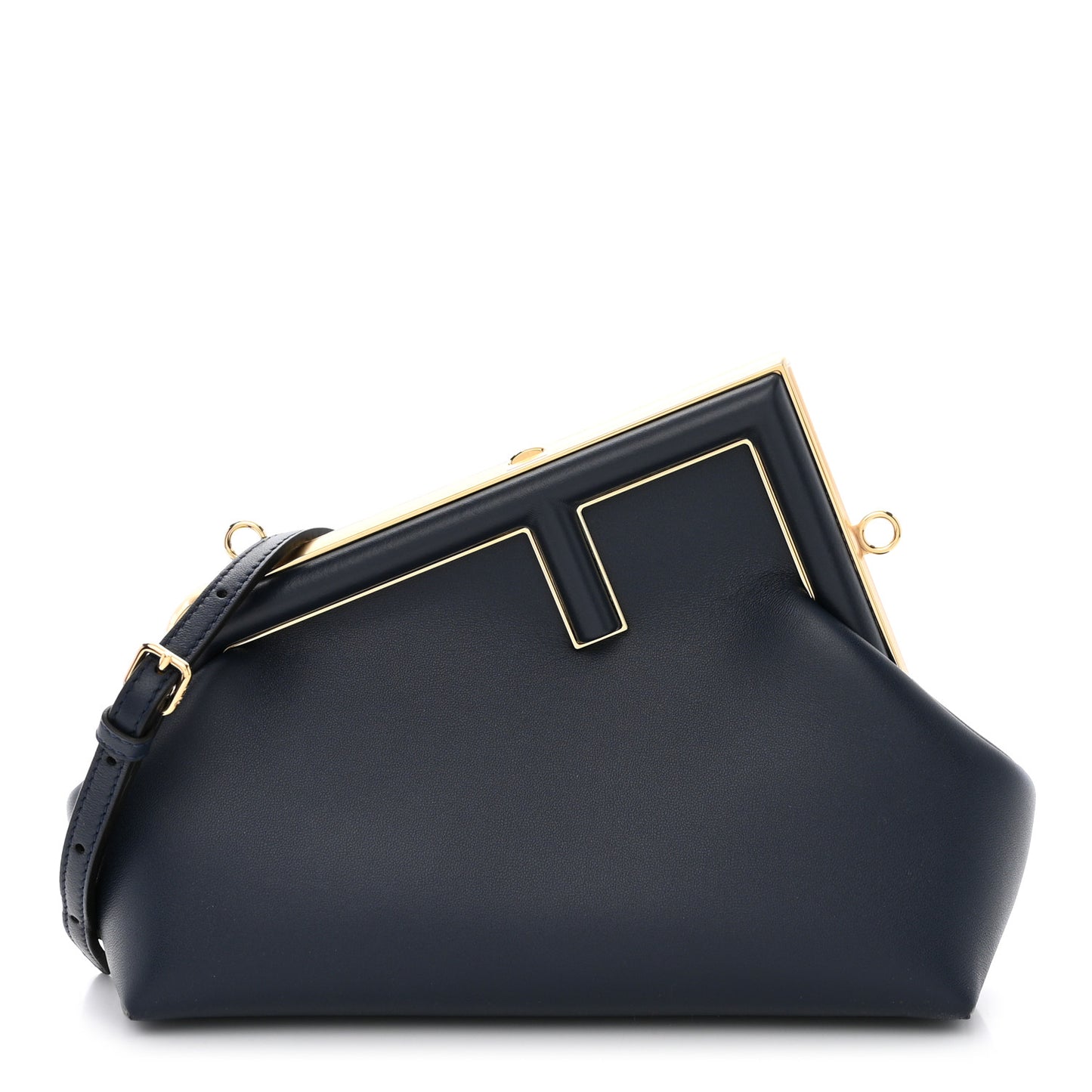 Shiny Nappa Medium Fendi First Dark Blue