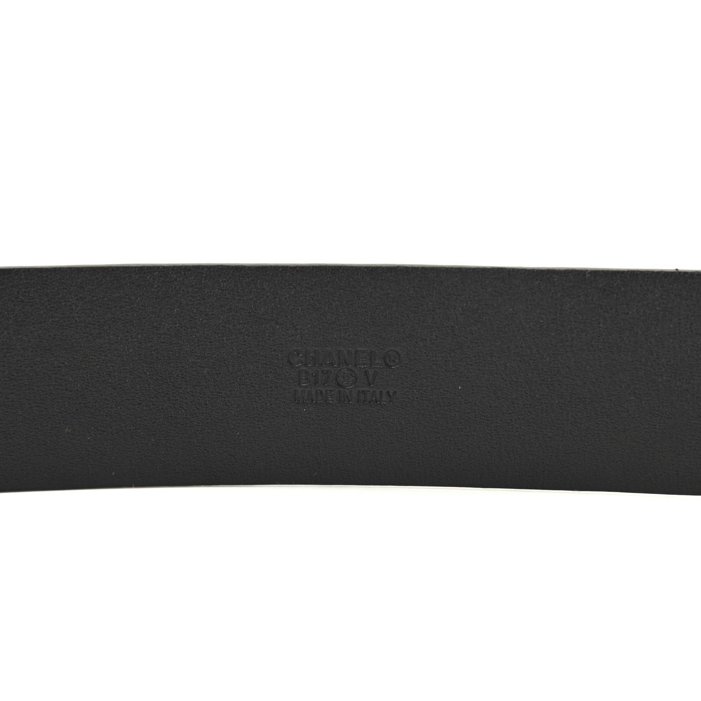 Lambskin CC Chain Belt 80 32 Black