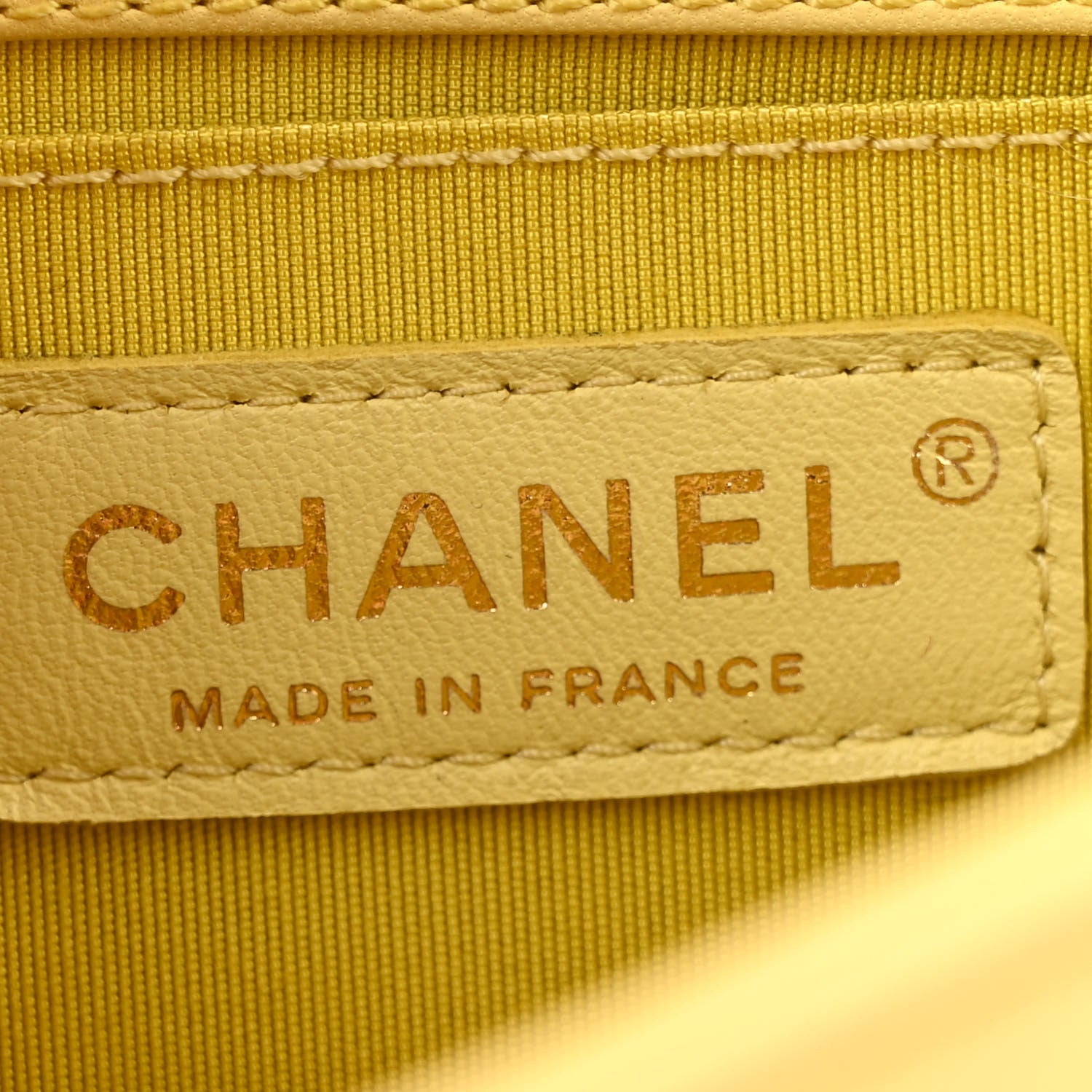 Chanel Lambskin Quilted Small Boy Flap Yellow 6 of 12