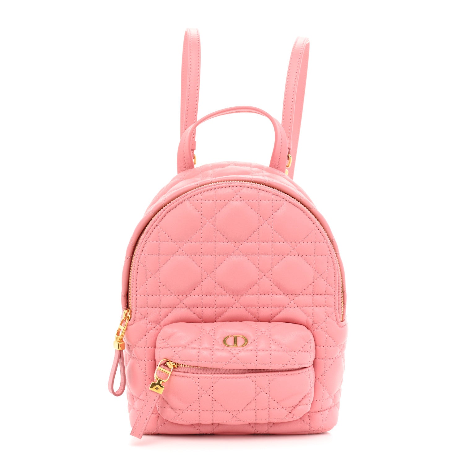 christian dior mini backpack Christian Dior Lambskin Cannage Mini Backpack Peach Blossom 1277876 – FASHIONPHILE